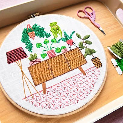 Pixels & Purls Sideboard Jungle Embroidery Kit
