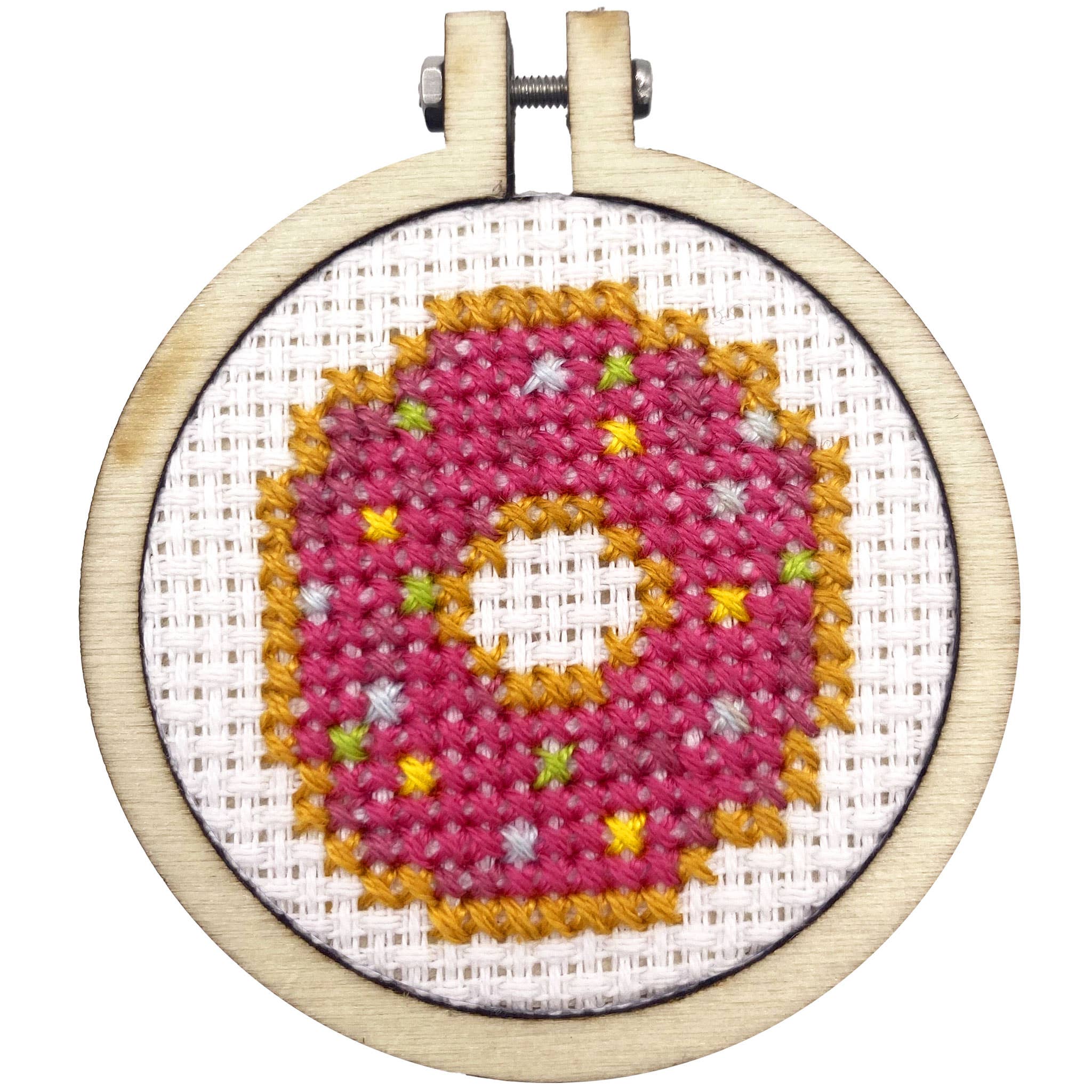 The Crafty Kit Company 'I Doughnut Deserve You' Mini Matchbox Cross Stitch Kit