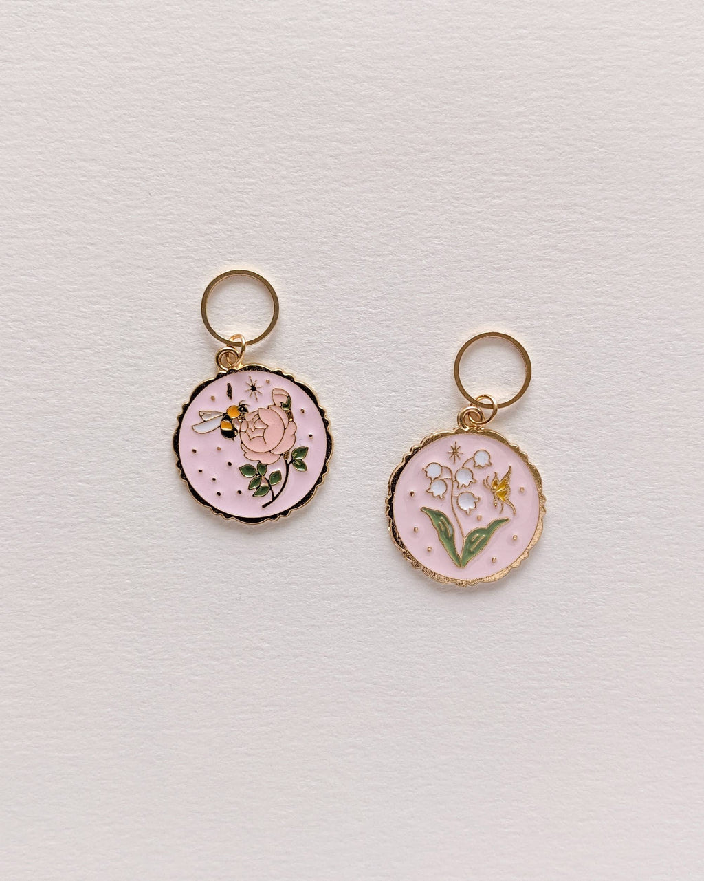Hello Kim Stitch Markers - Spring