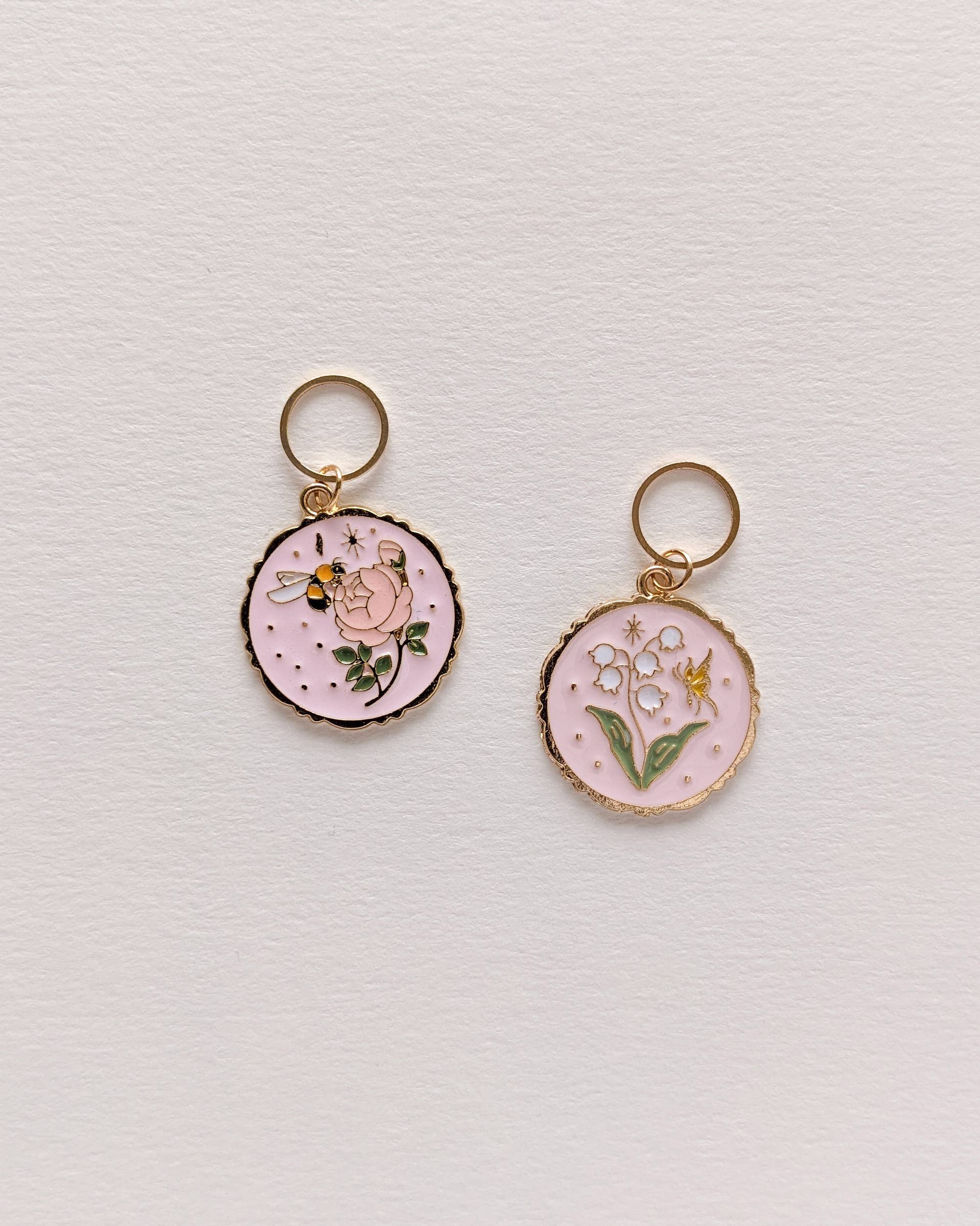 Hello Kim Stitch Markers - Spring