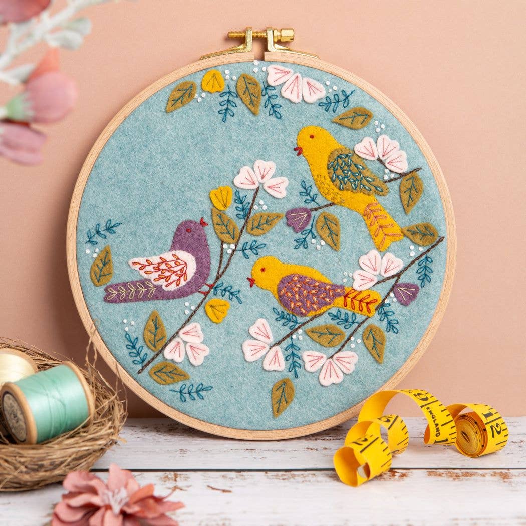 Corinne Lapierre Dawn Chorus Appliqué Hoop Craft Kit