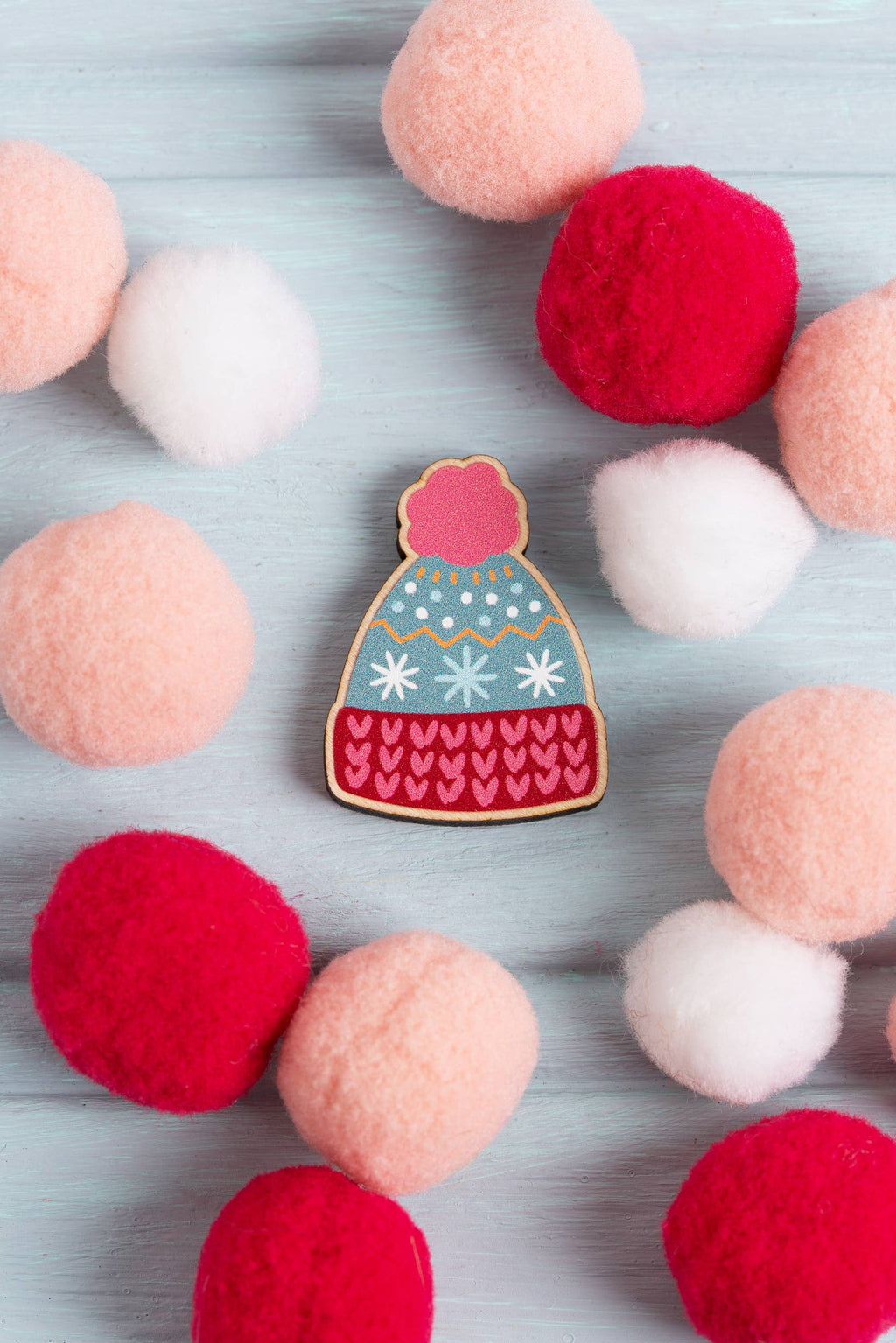 Hawthorn Handmade Bobble Hat Needle Minder | Gift for Crafters