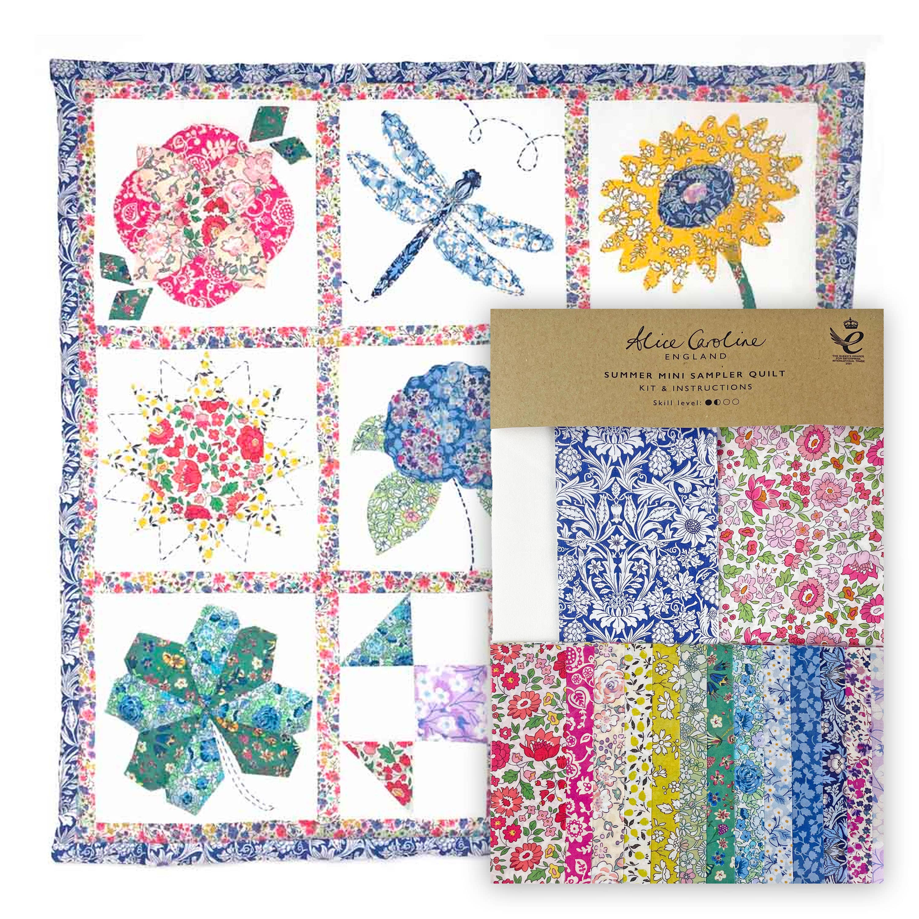 Alice Caroline - Liberty Tana Lawn® Fabric Summer Mini Sampler Quilt Kit