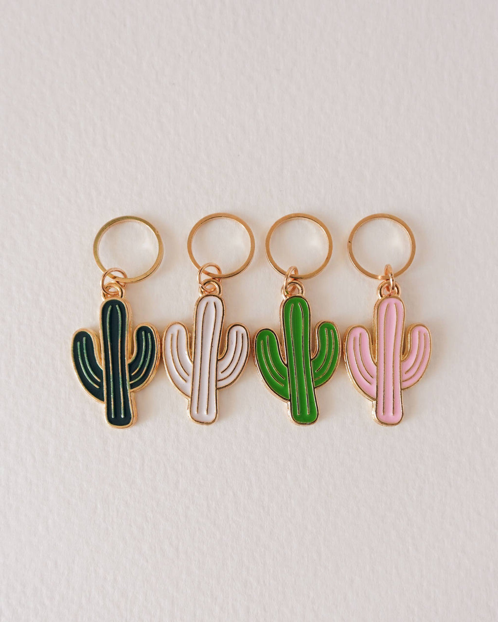 Hello Kim Stitch Markers - Cactus