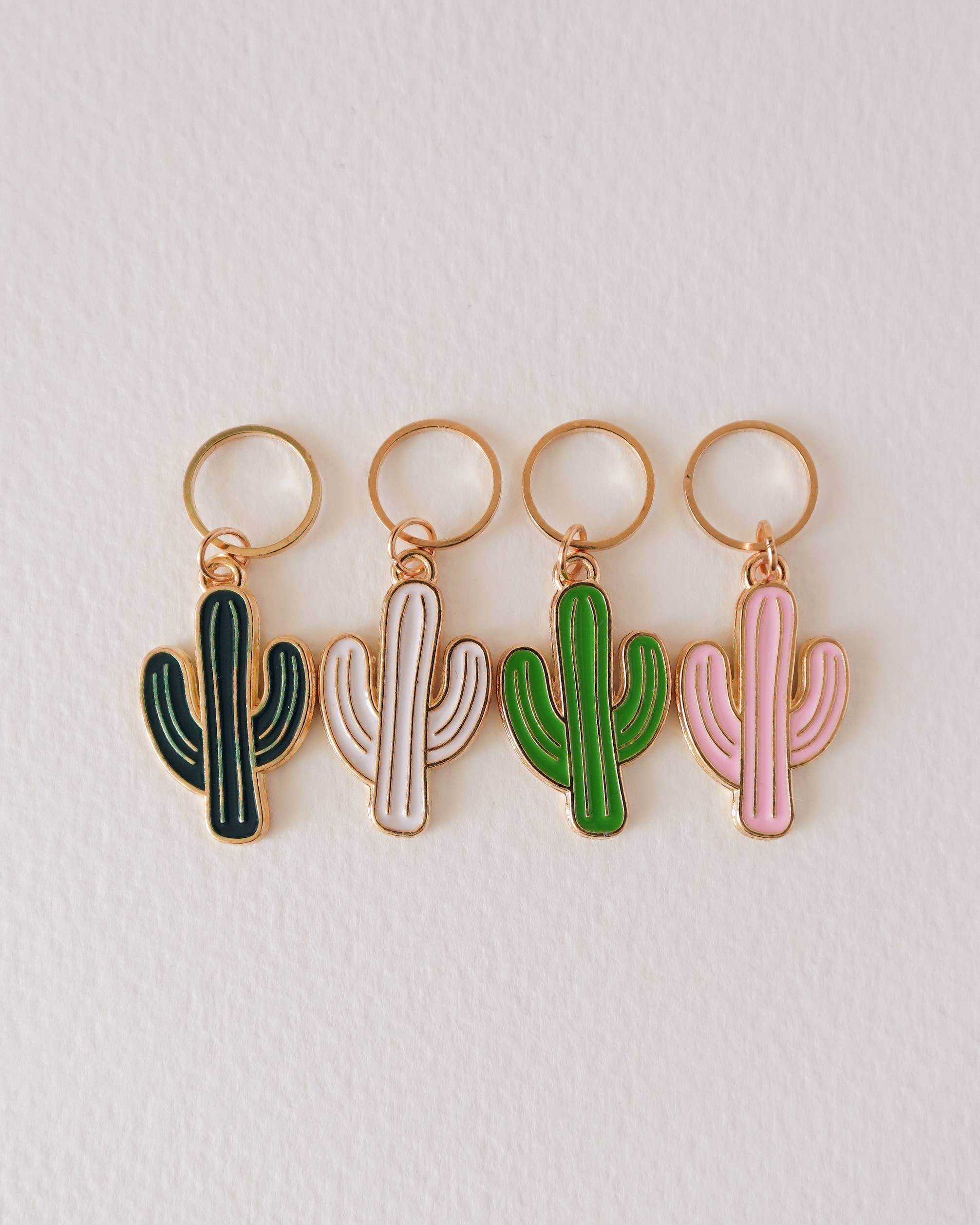 Hello Kim Stitch Markers - Cactus