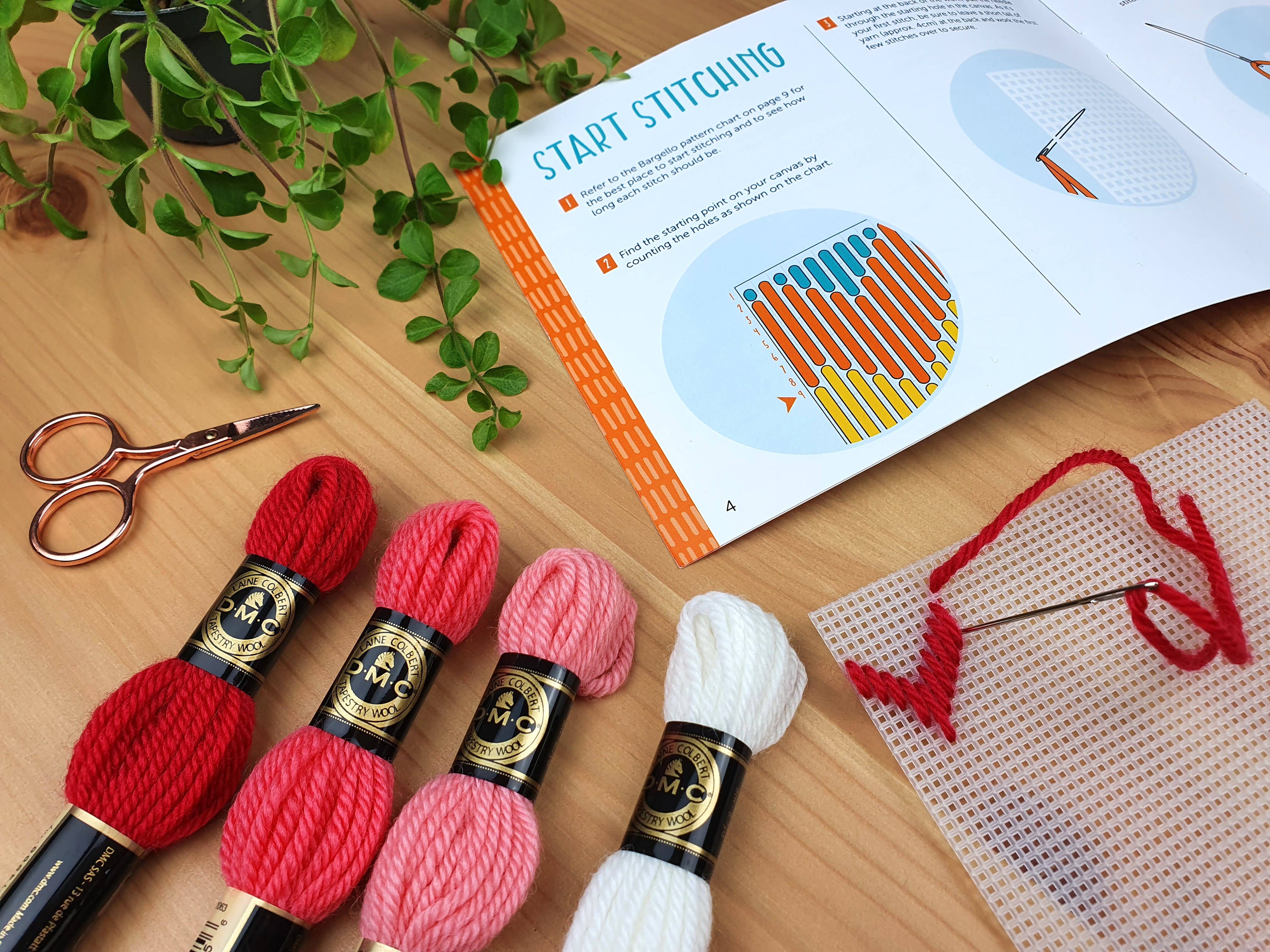 Oh Sew Bootiful - Hearts Bargello Kit