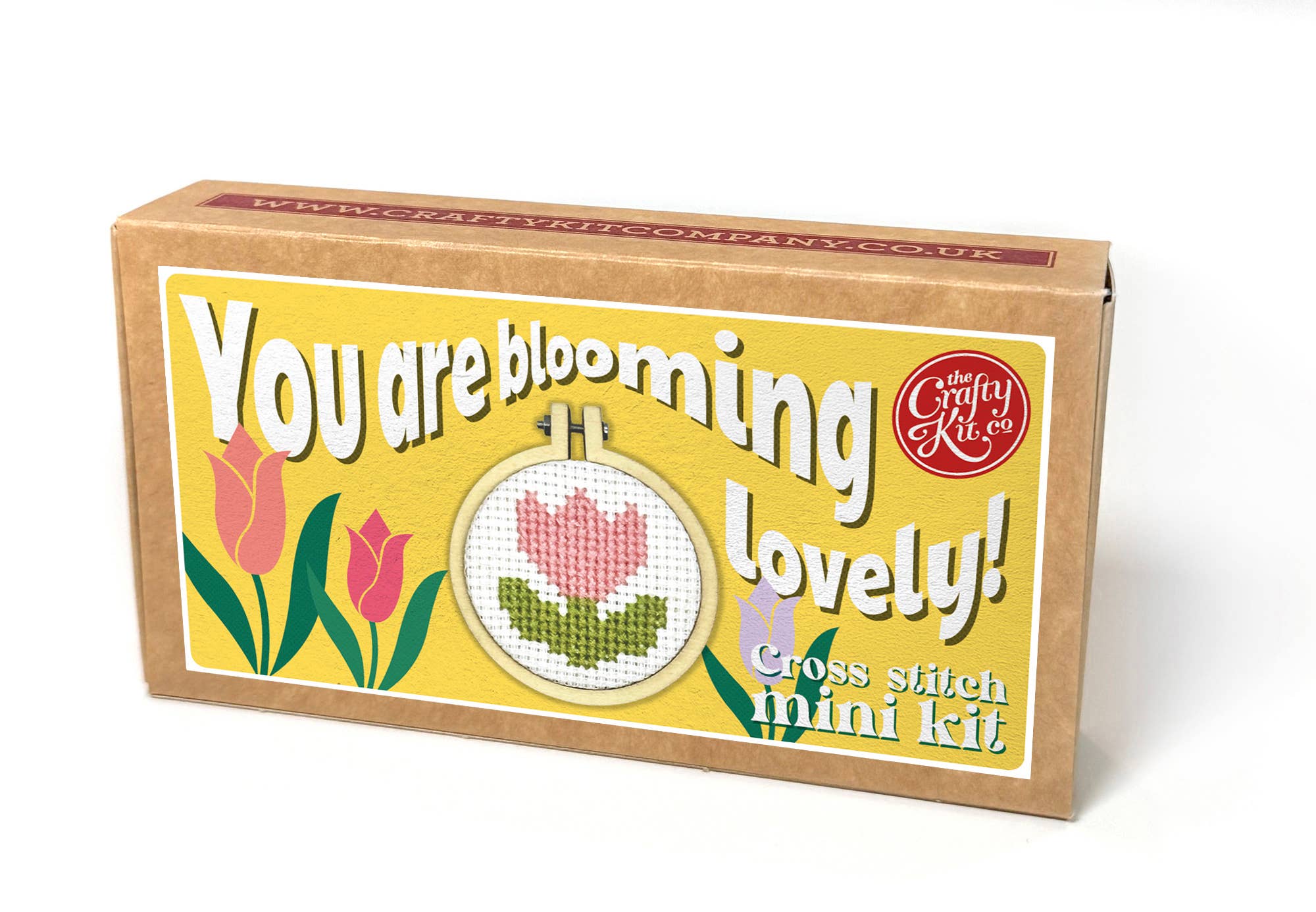 The Crafty Kit Company 'You're Blooming Lovely!' Mini Matchbox Cross Stitch Ki