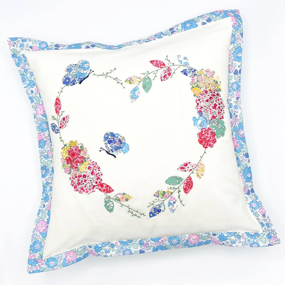Alice Caroline - Liberty Tana Lawn® Fabric Tender Heart Cushion Kit | Sewing