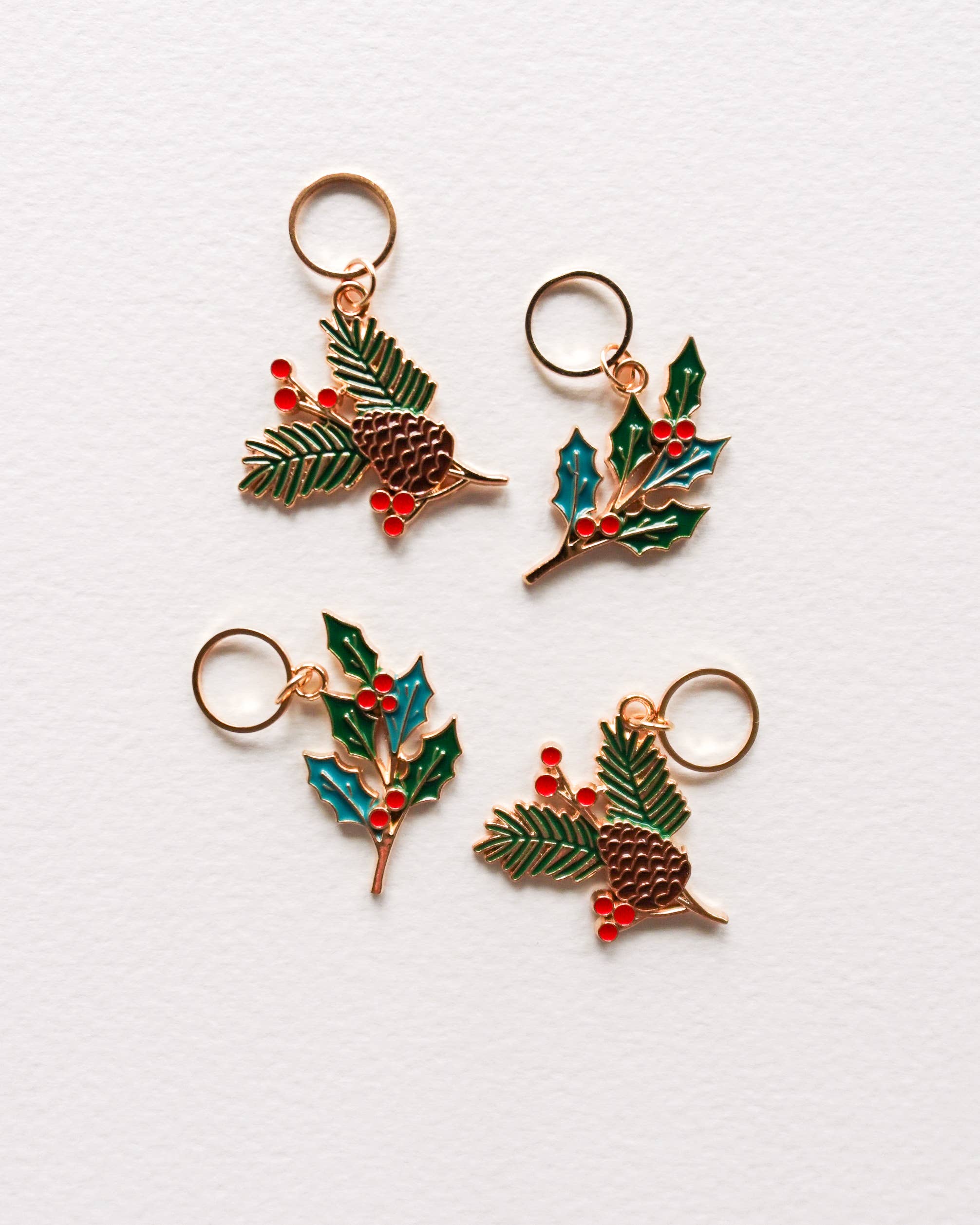 Hello Kim Stitch Markers - An Air of Christmas
