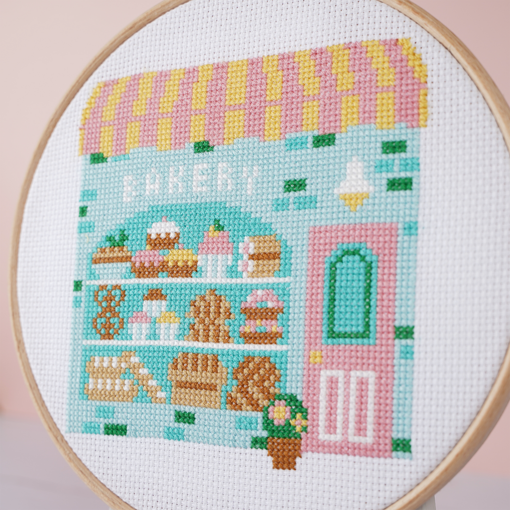 Caterpillar Cross Stitch Piece of Cake Bakery Cross Stitch Kit