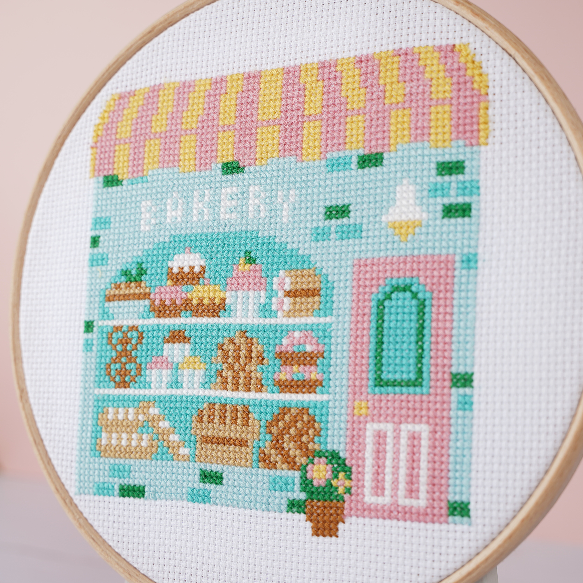 Caterpillar Cross Stitch Piece of Cake Bakery Cross Stitch Kit