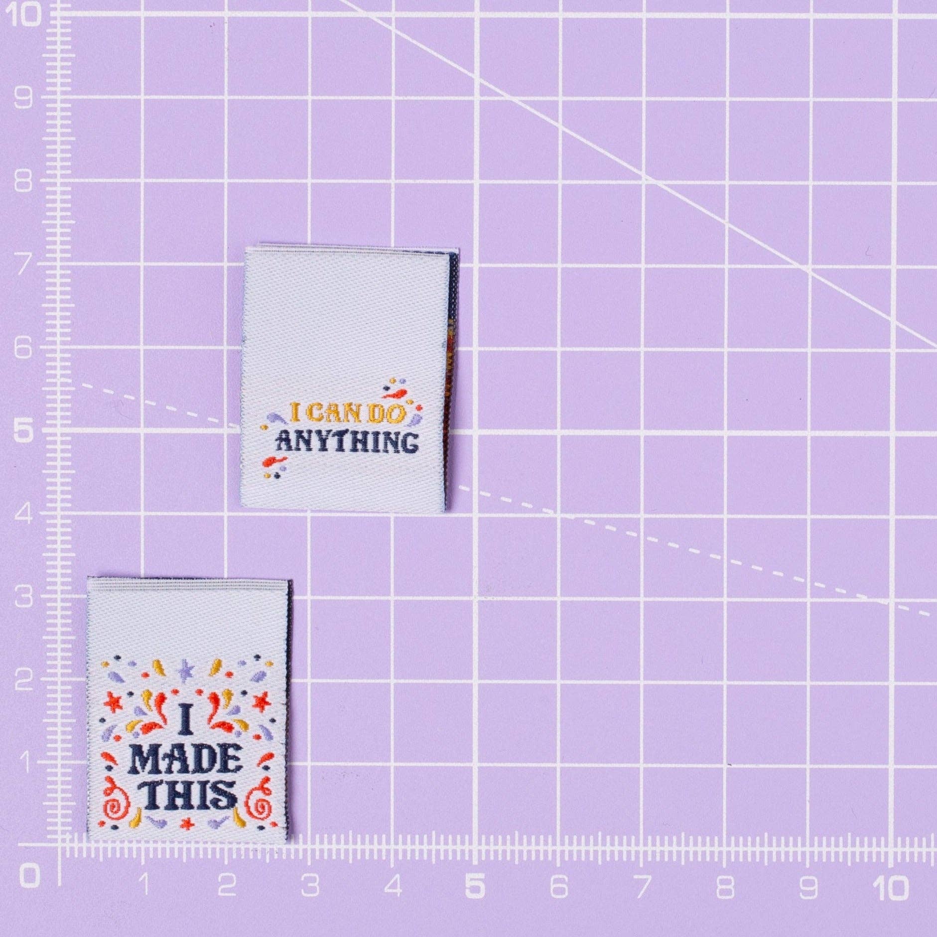 Little Rosie Cheeks I Made This & I Can Do Anything Sewing Labels