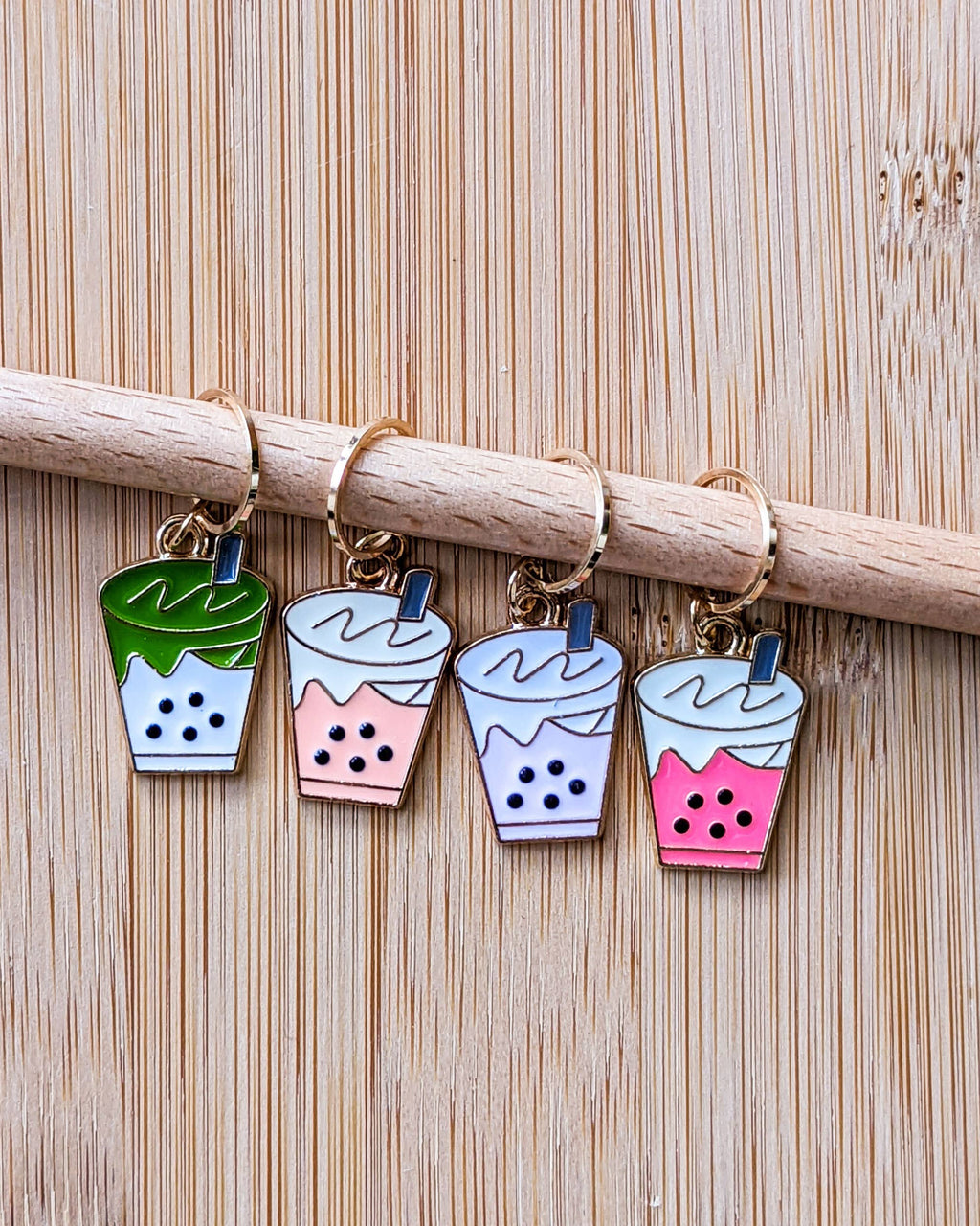Hello Kim Stitch Markers - Bubble Teas