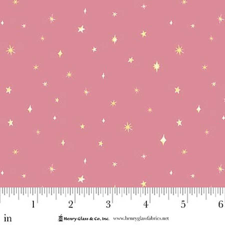 Henry Glass Fabrics | My Darling Unicorn | Pink Stars