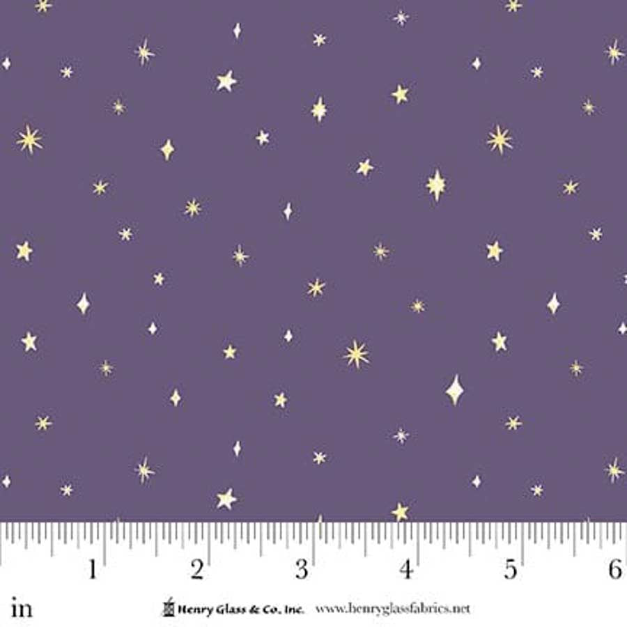 Henry Glass Fabrics | My Darling Unicorn | Purple Stars