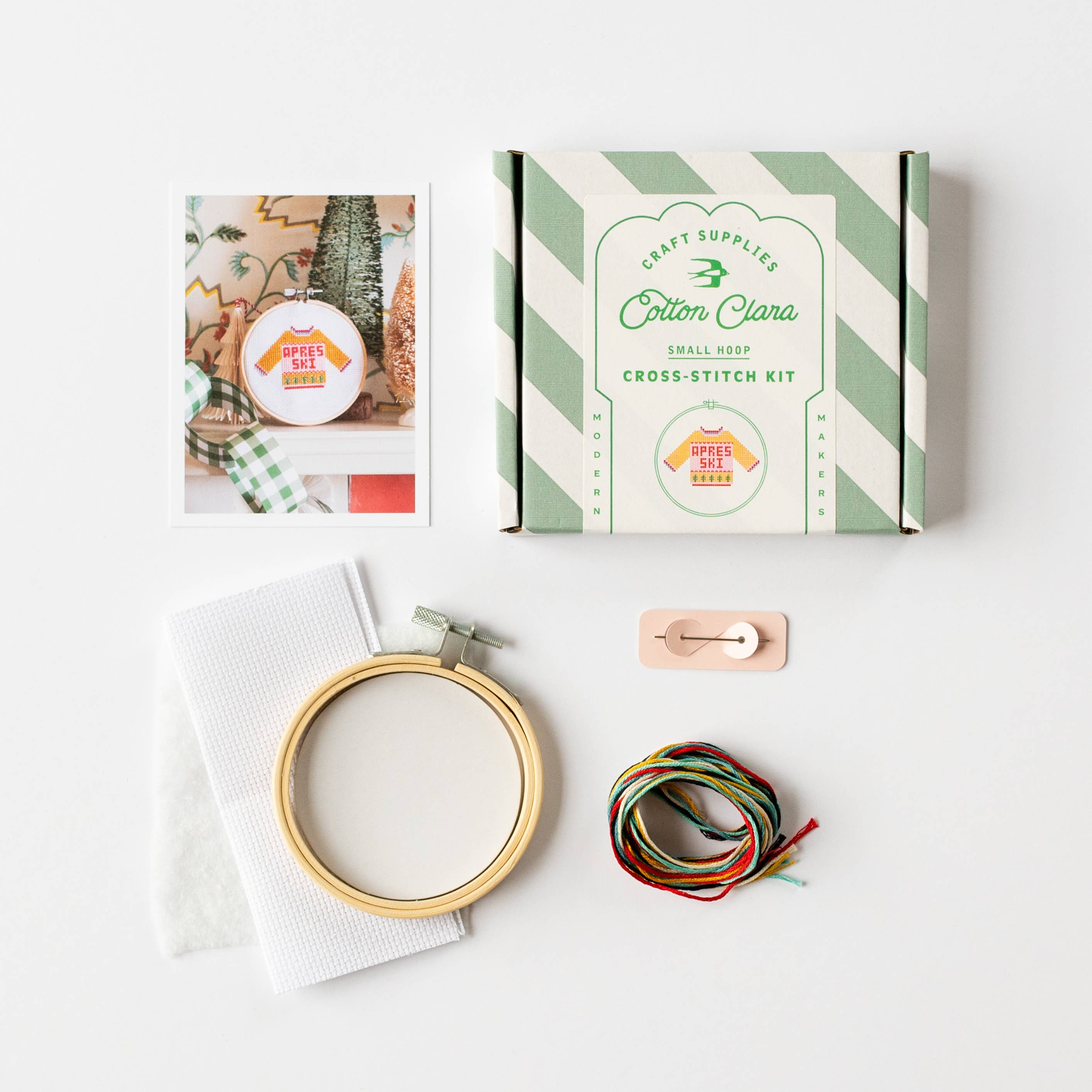 Cotton Clara Apres Ski Christmas Jumper Cross Stitch Kit