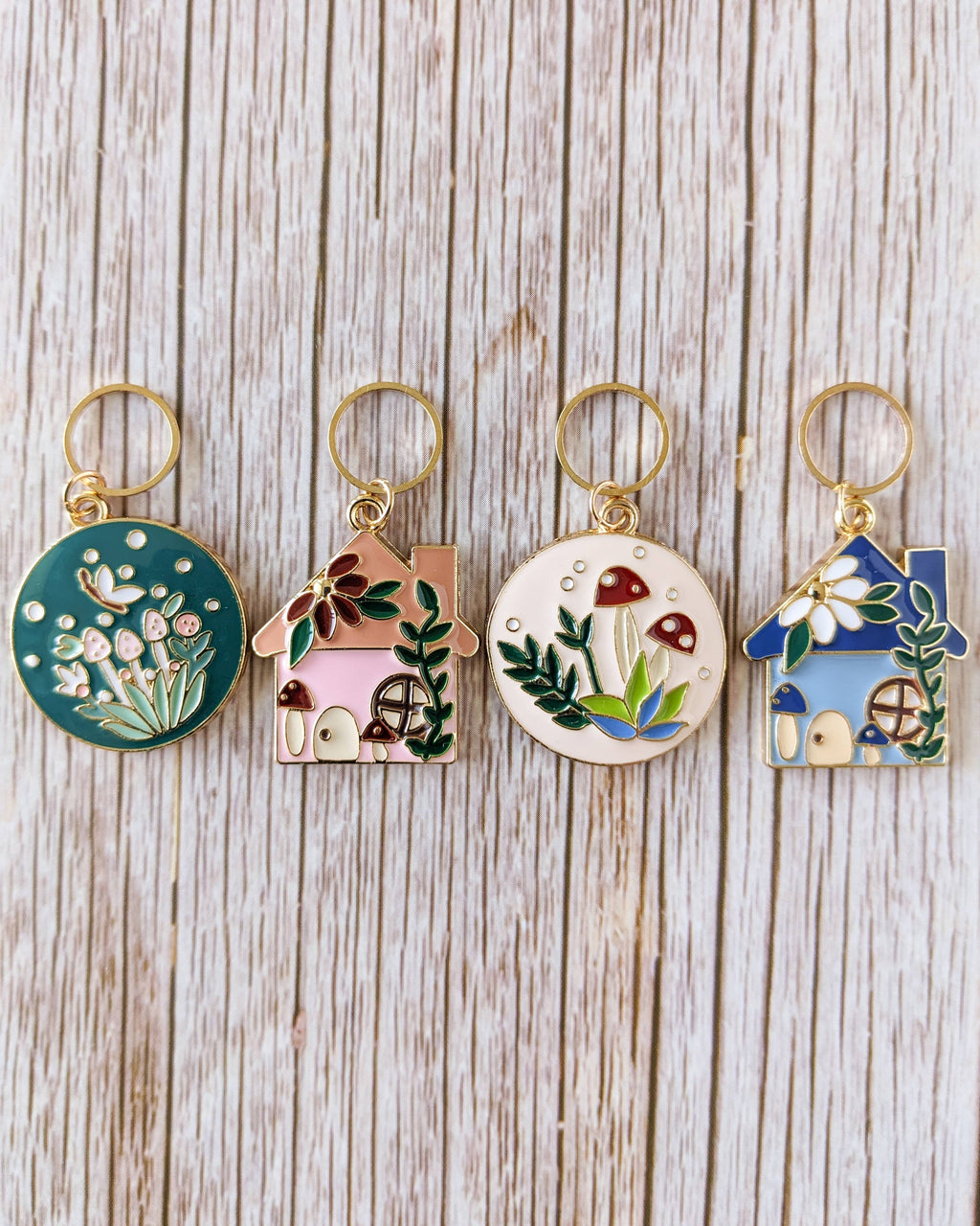 Hello Kim Stitch Markers - In the undergrowth