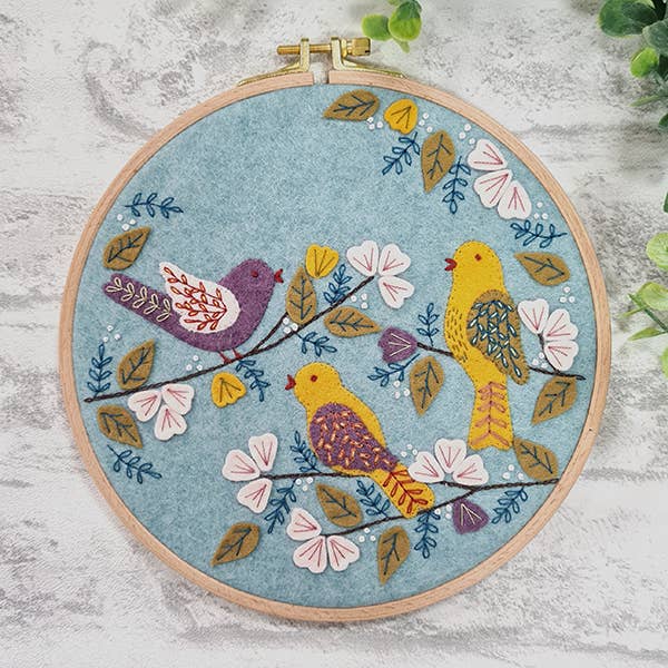 Corinne Lapierre Dawn Chorus Appliqué Hoop Craft Kit