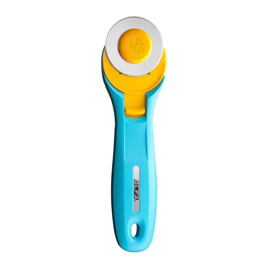 Olfa 45mm Quick-Change Rotary Cutter Aqua