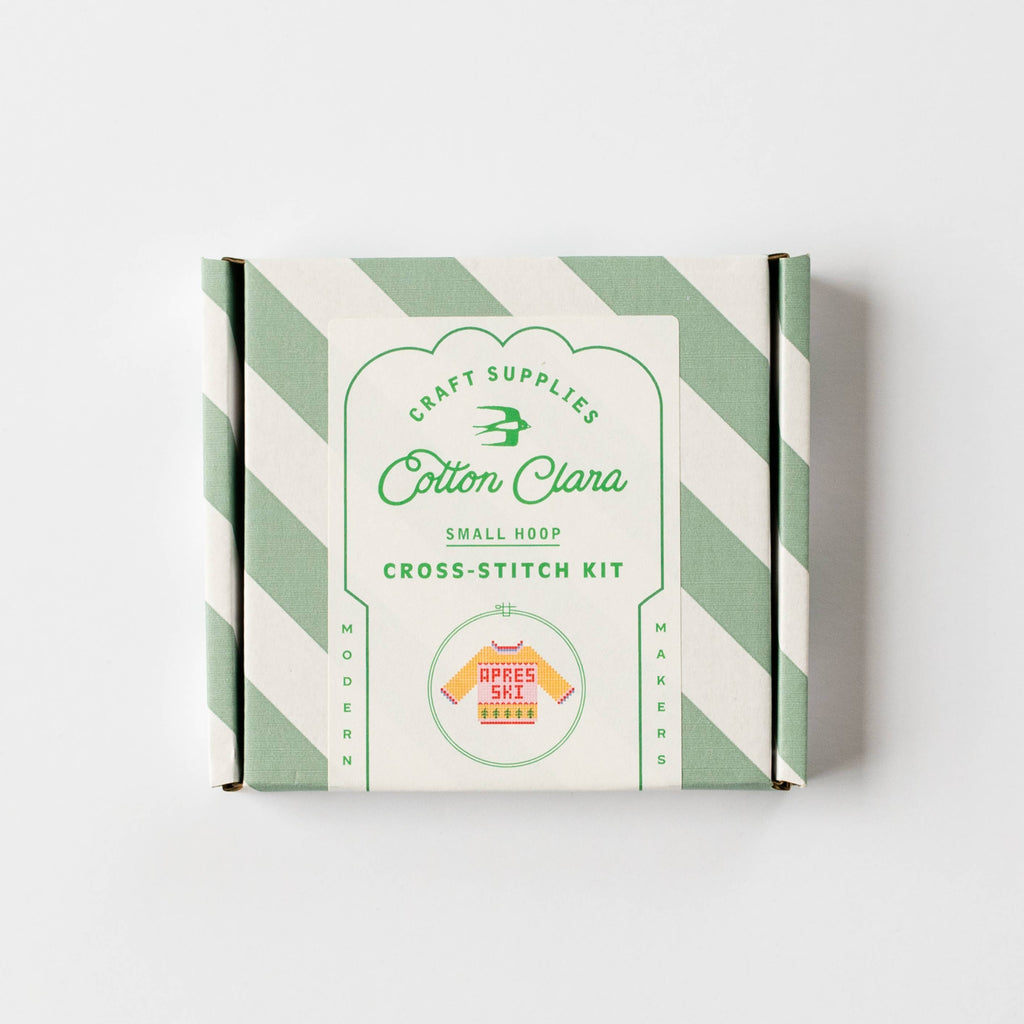 Cotton Clara Apres Ski Christmas Jumper Cross Stitch Kit