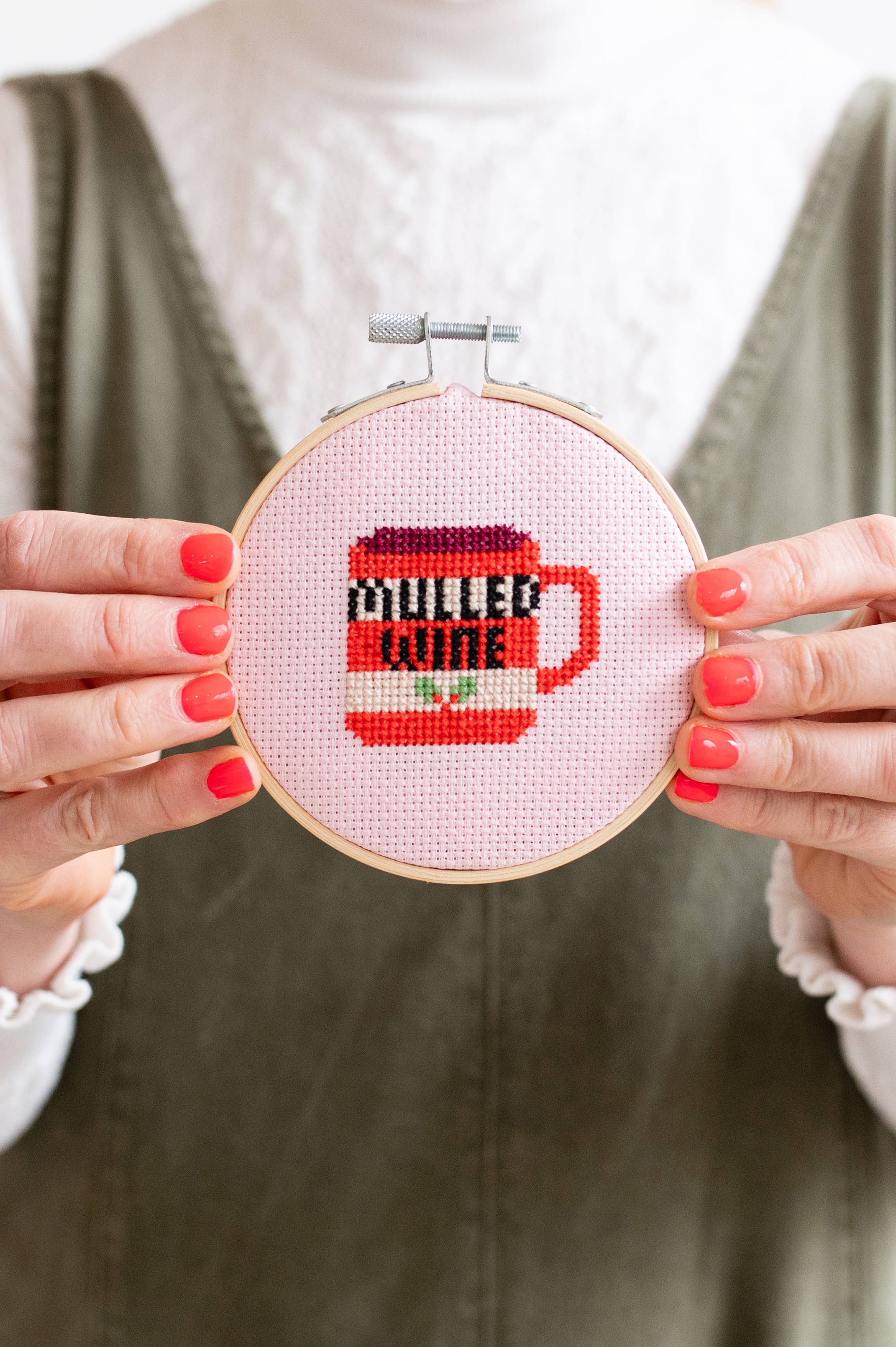 Cotton Clara Mulled Wine Cross Stitch Kit