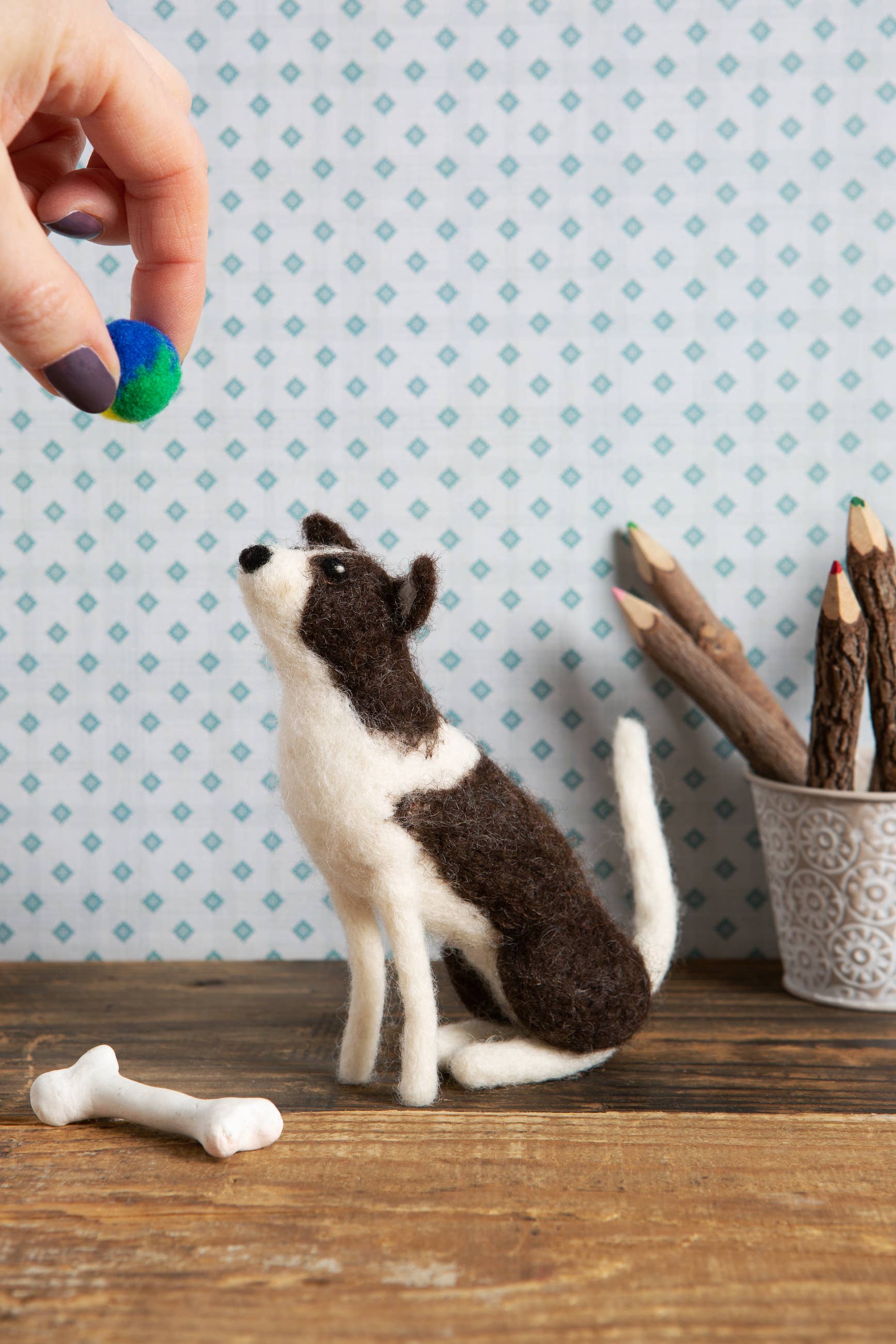 Hawthorn Handmade Border Collie Needle Felting Kit | Complete Craft Kit