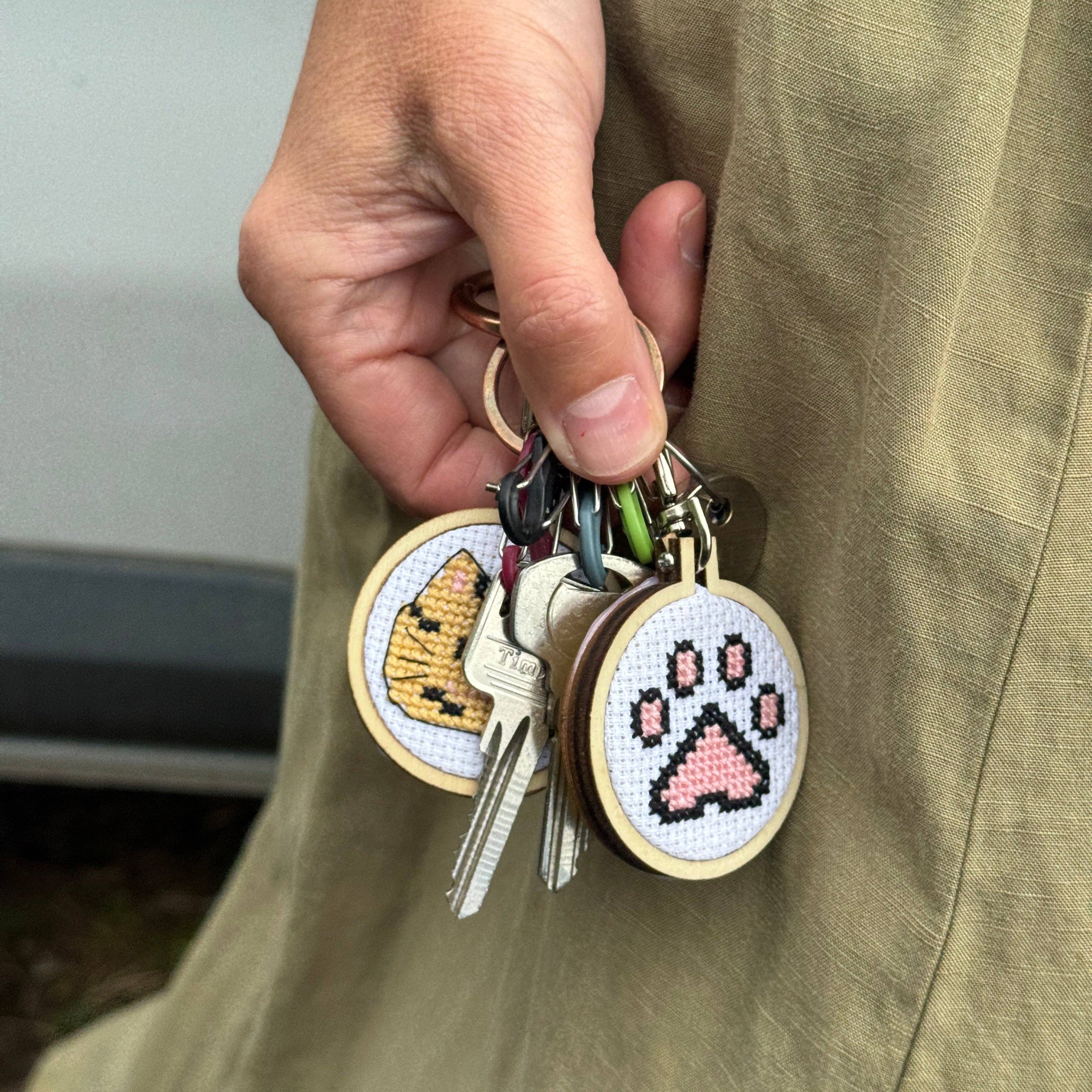 The Crafty Kit Company Holly Mini Matchbox Christmas Cross Stitch Kit