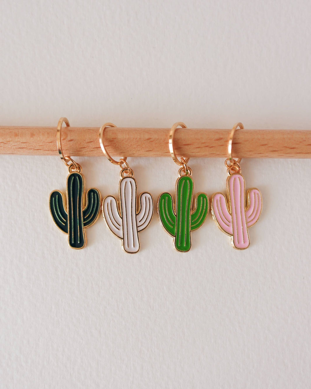 Hello Kim Stitch Markers - Cactus