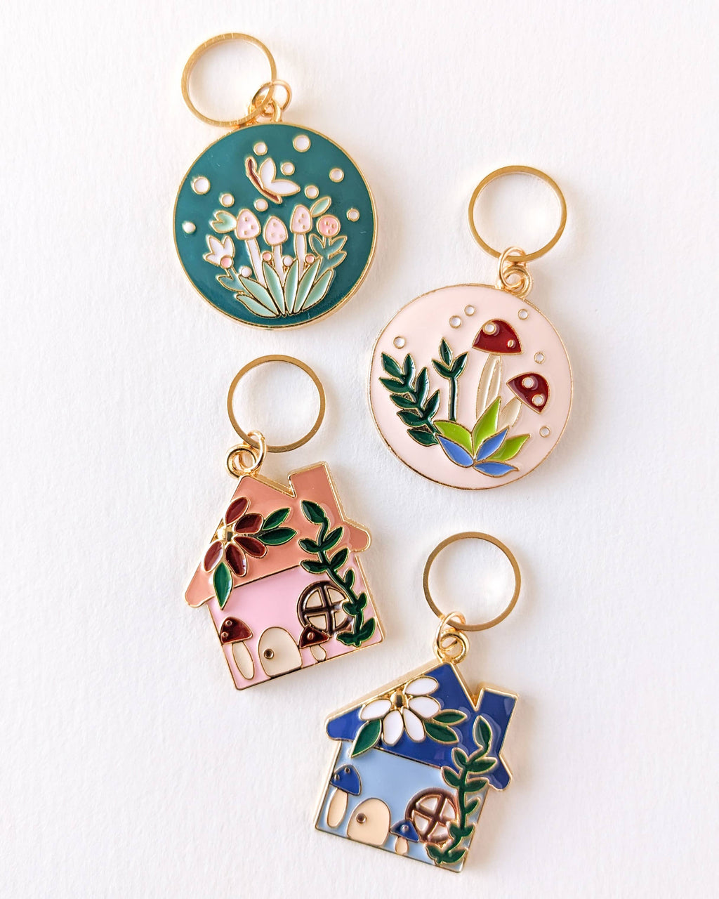 Hello Kim Stitch Markers - In the undergrowth