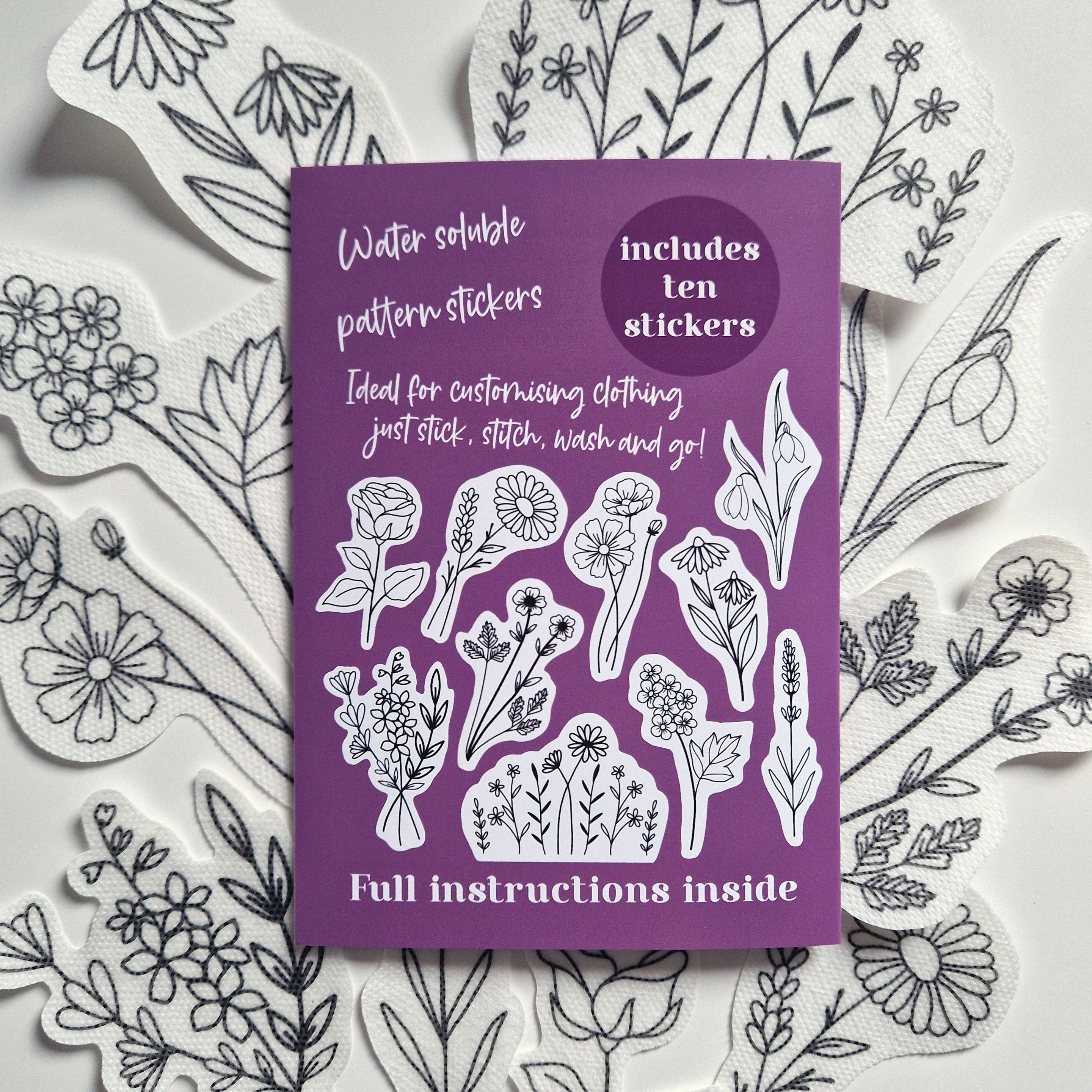 Blackbird & Bloom - Beautiful Blooms Stick & Stitch Embroidery Patterns
