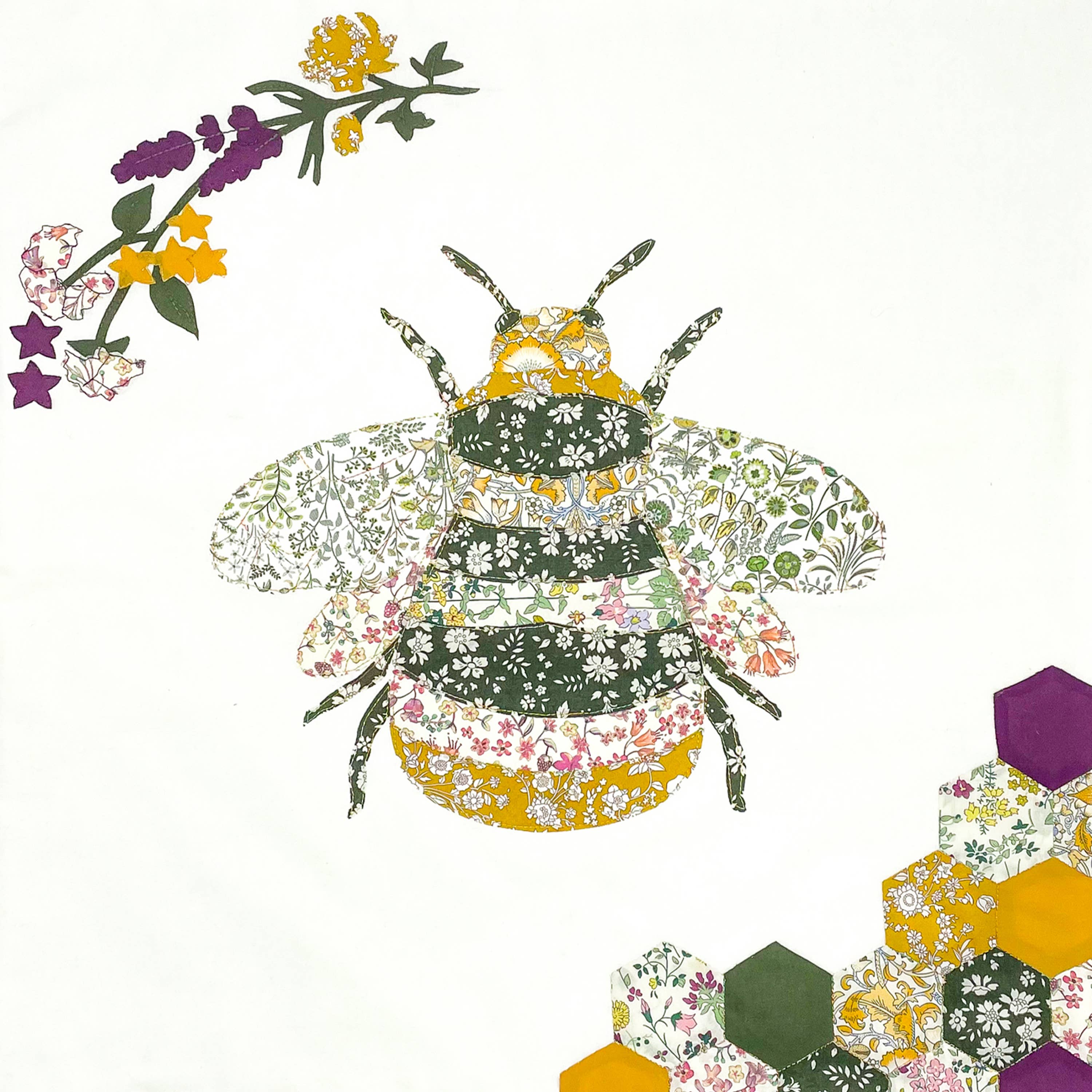Alice Caroline - Liberty Tana Lawn® Fabric Honey House Cushion Kit | Sewing