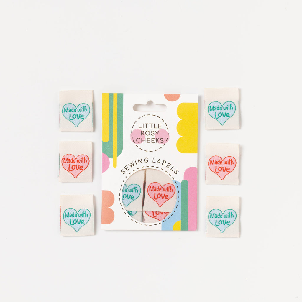 Little Rosie Cheeks Made With Love Sewing Labels