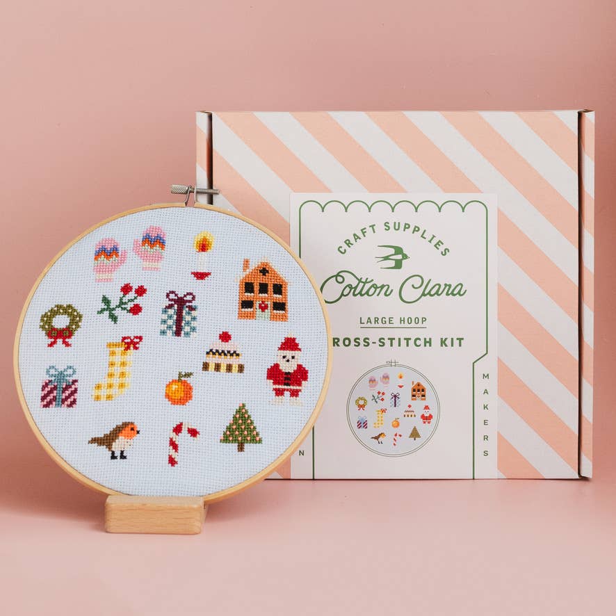 Cotton Clara Christmas Cross Stitch Kit