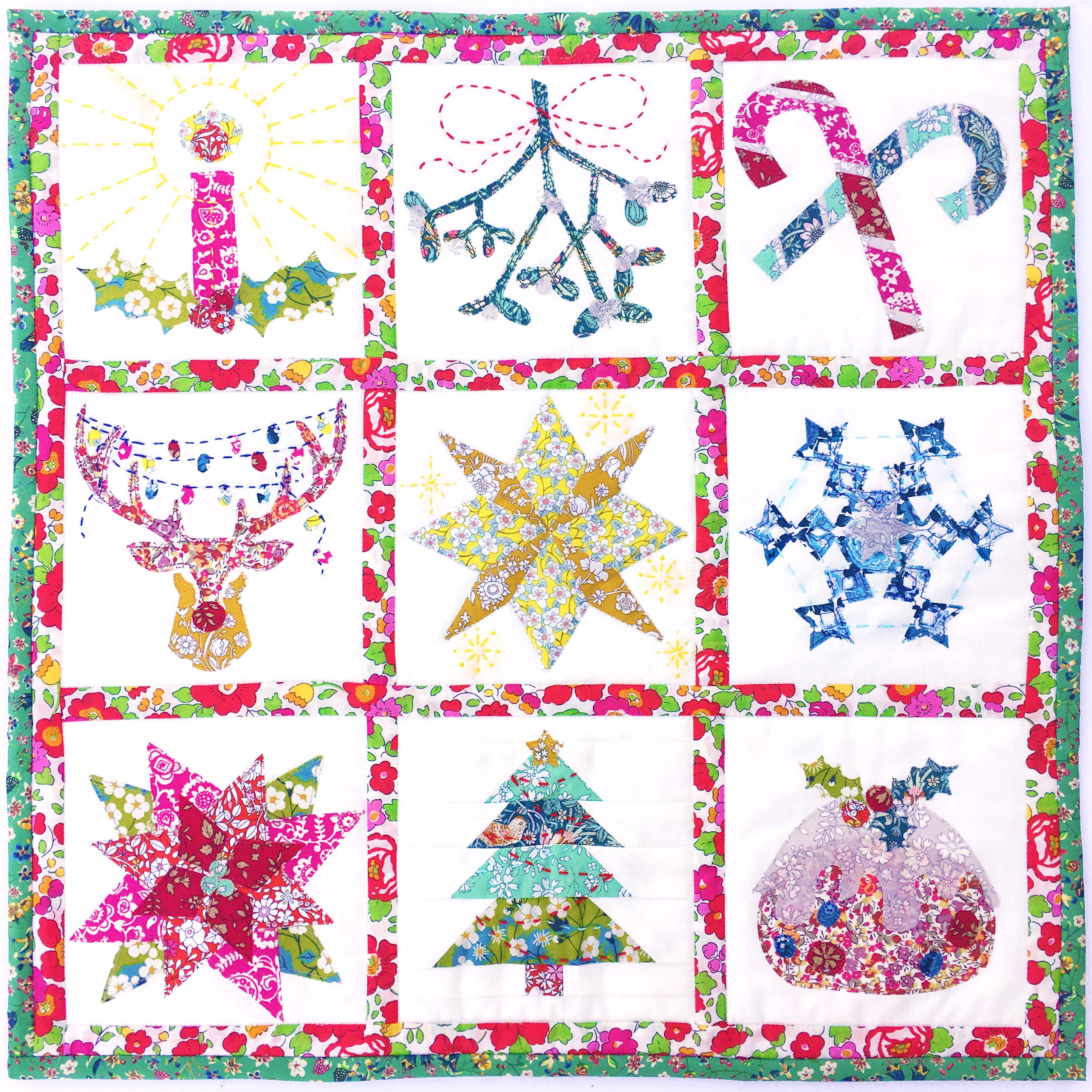 Alice Caroline - Liberty Tana Lawn® Fabric Midwinter Mini Sampler Quilt Kit