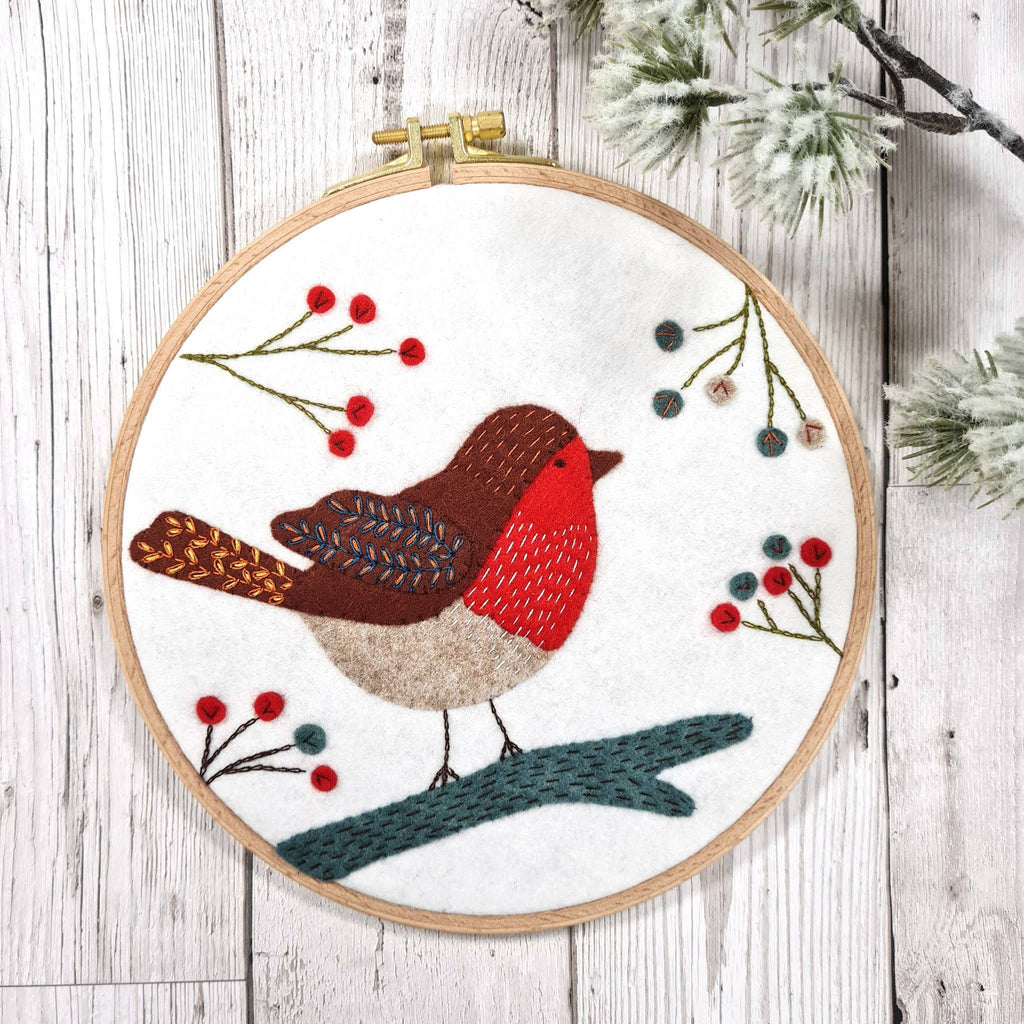 Corinne Lapierre Robin Appliqué Hoop Craft Kit