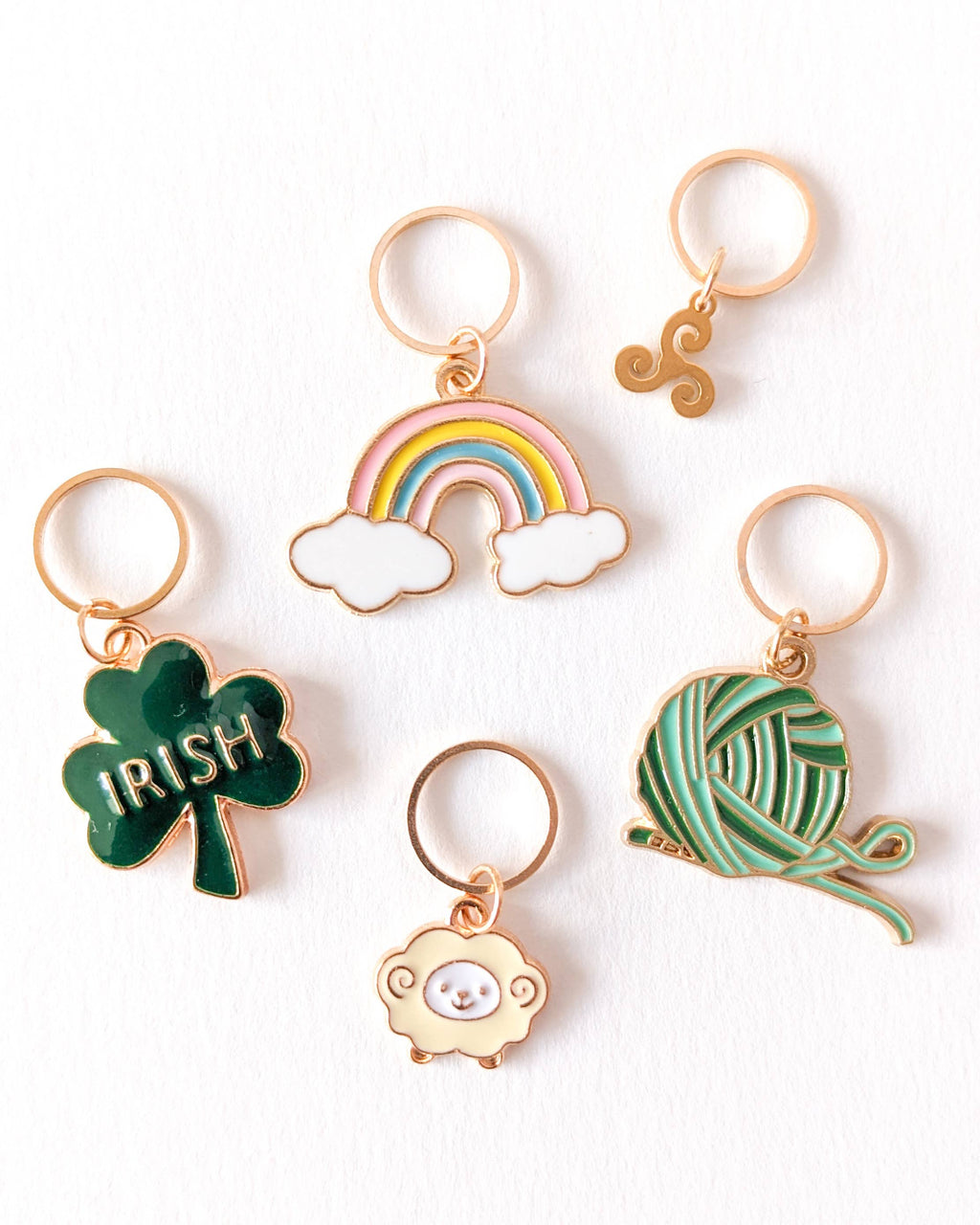 Hello Kim Stitch Markers - Memories of Ireland