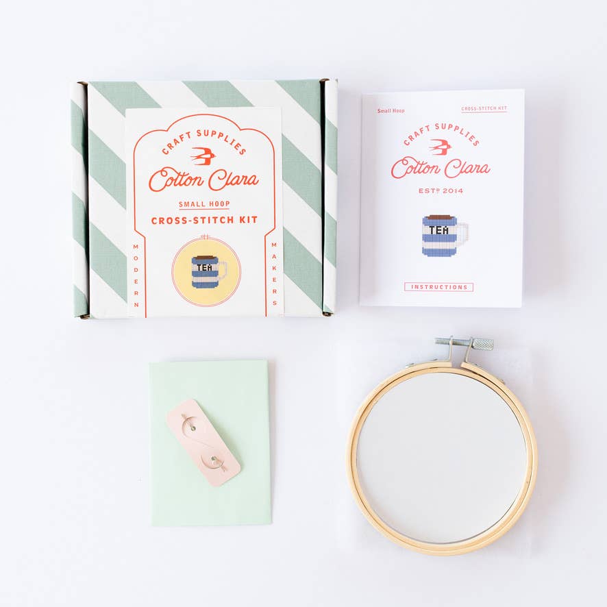 Cotton Clara Tea Cross Stitch Kit