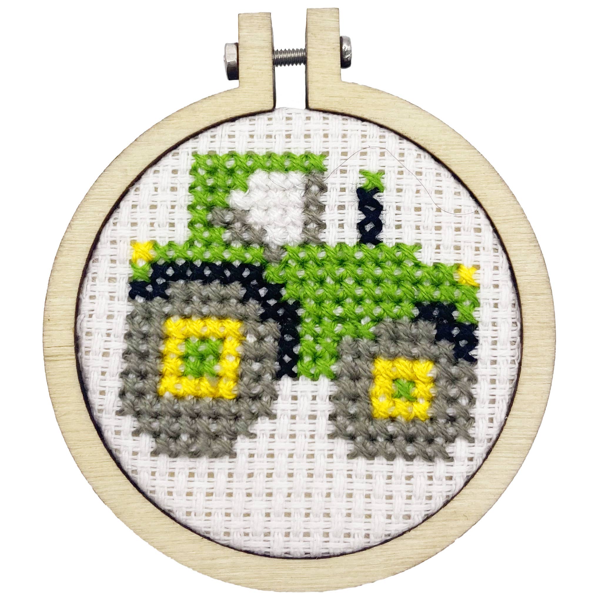 The Crafty Kit Company 'Keep Calm and Plough On!' Mini Matchbox Cross Stitch Kit
