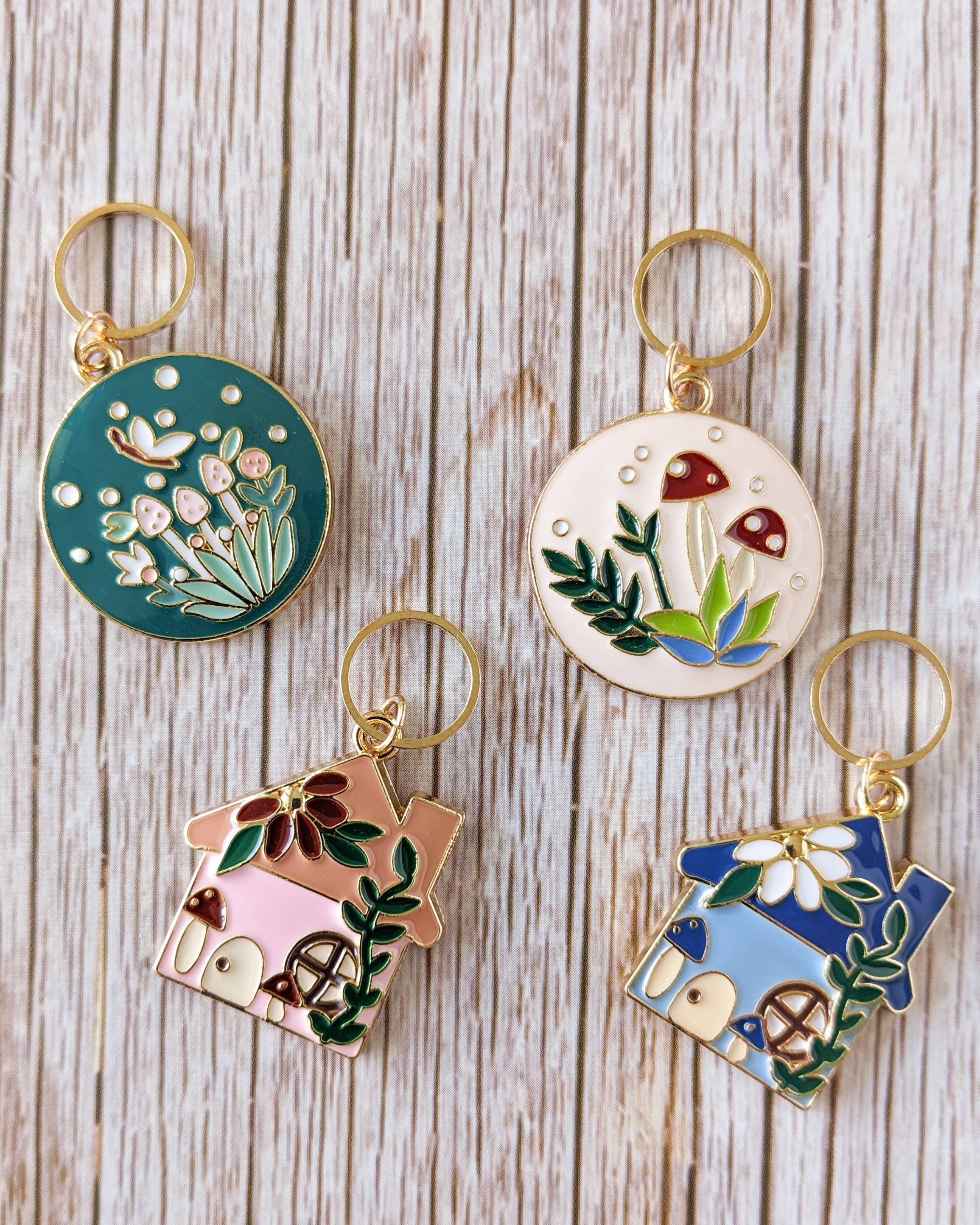 Hello Kim Stitch Markers - In the undergrowth