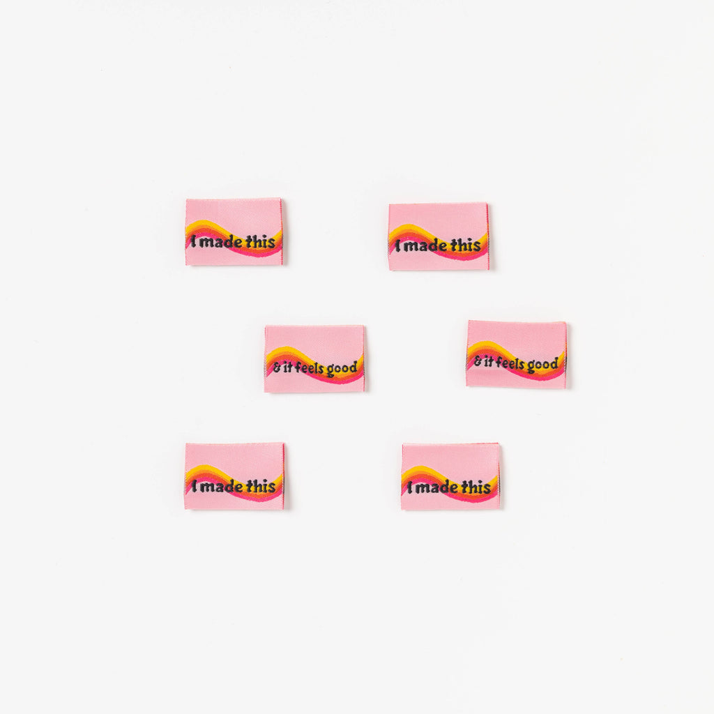 Little Rosie Cheeks I Made This & It Feels Good Sewing Labels