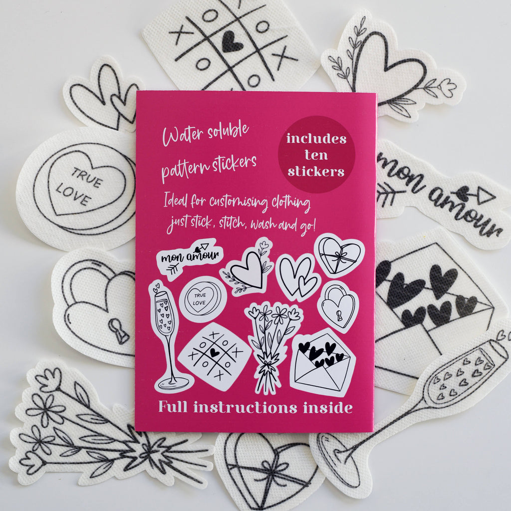 Blackbird & Bloom - Romance Stick & Stitch Embroidery Patterns