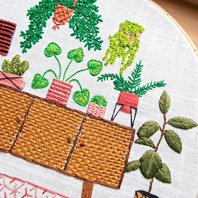 Pixels & Purls Sideboard Jungle Embroidery Kit