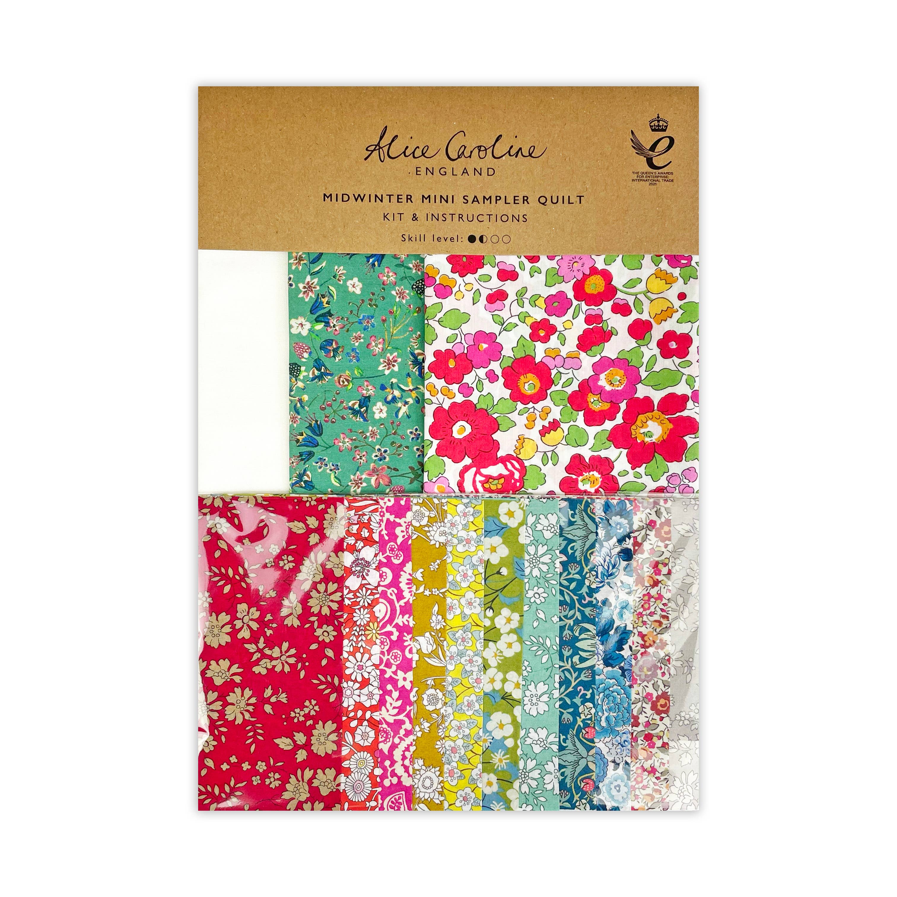 Alice Caroline - Liberty Tana Lawn® Fabric Midwinter Mini Sampler Quilt Kit