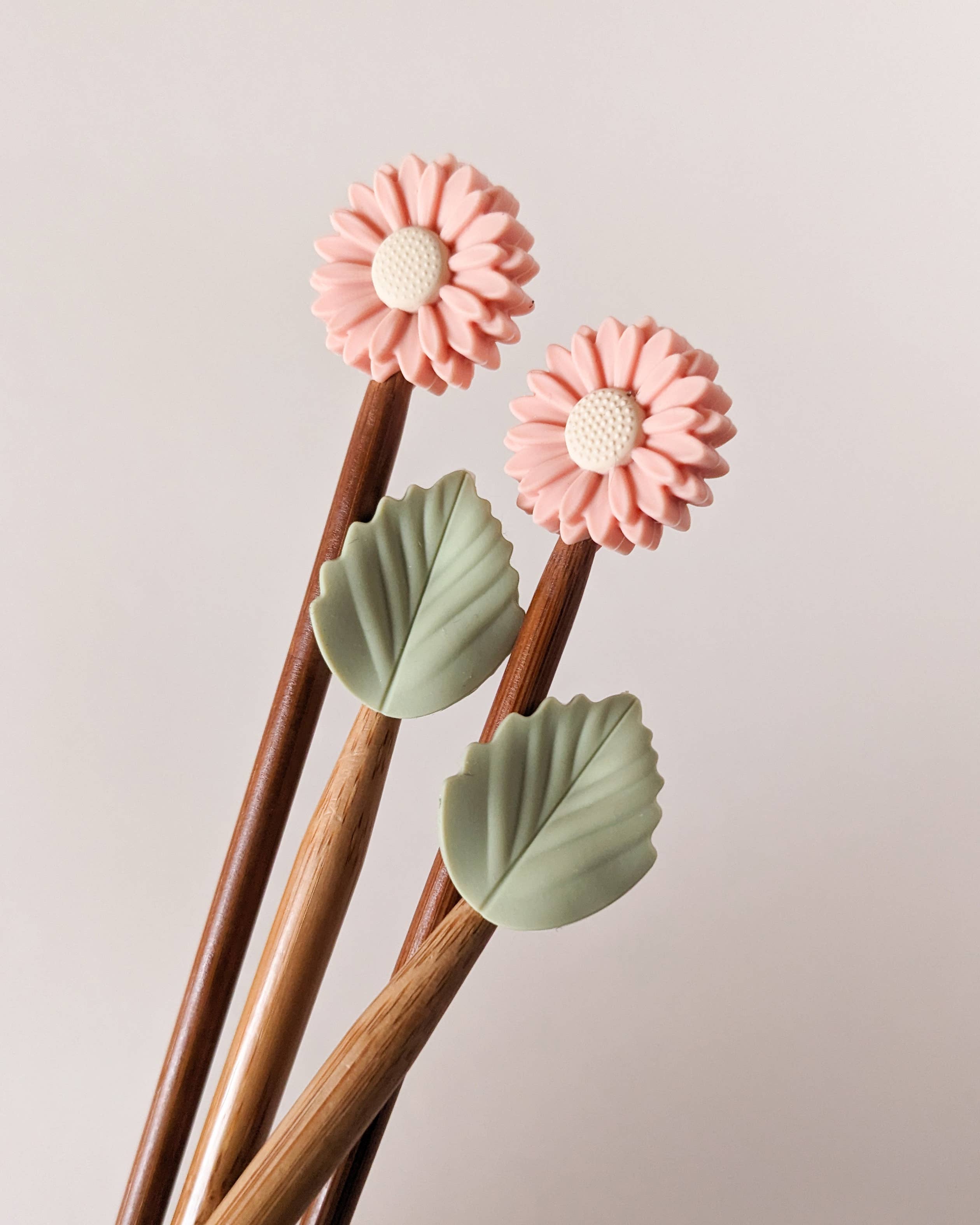 Hello Kim Stitch Stoppers - Daisies and Leaves