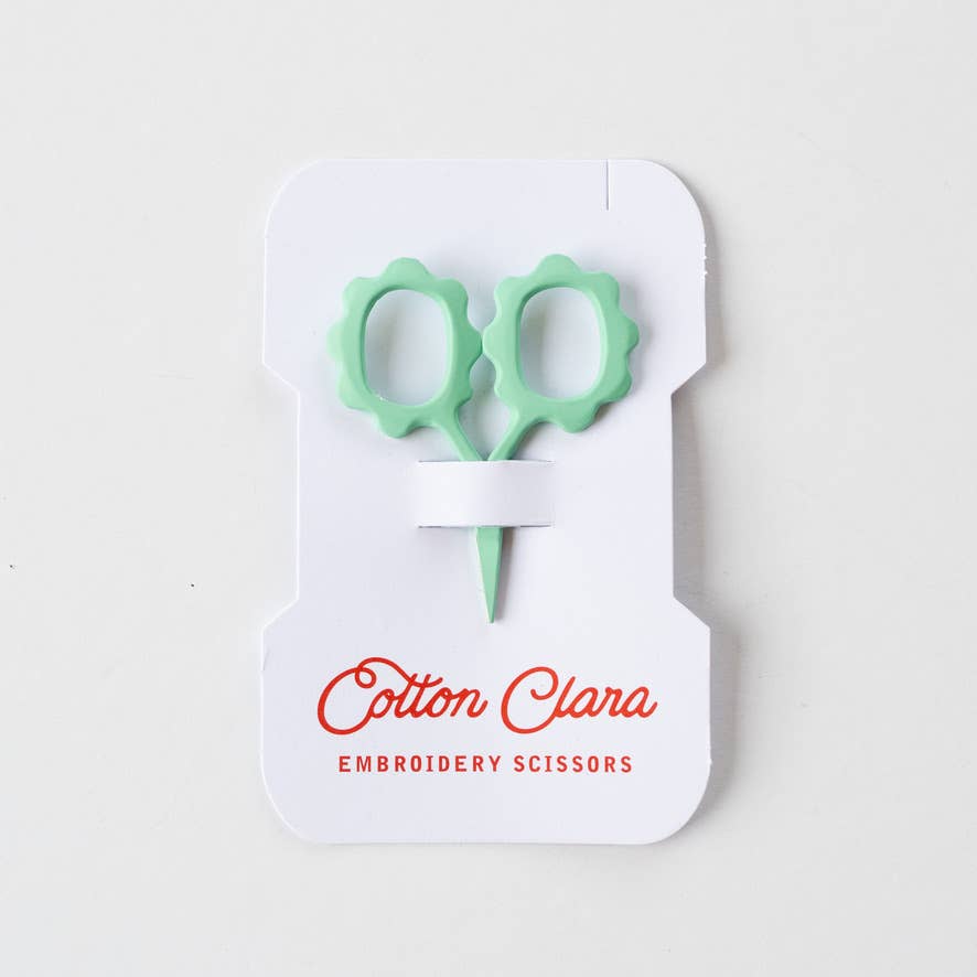 Cotton Clara Mini Sunflower Embroidery Scissors