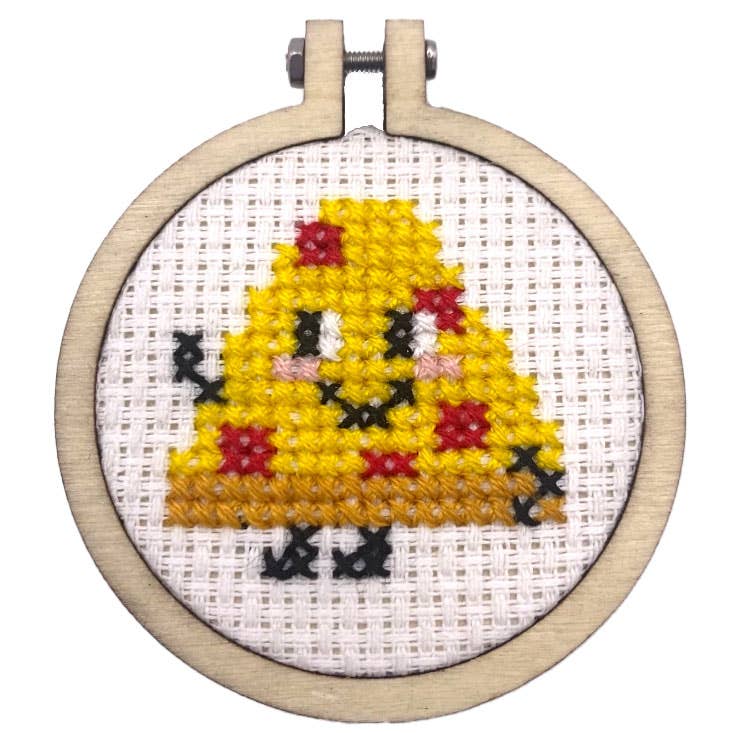 The Crafty Kit Company 'Take A Pizza My Heart' Mini Matchbox Cross Stitch Kit