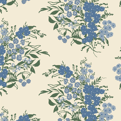 Art Gallery Fabrics A Year In Petals - Meadow Clear Skies (AGF Quilting Cotton)