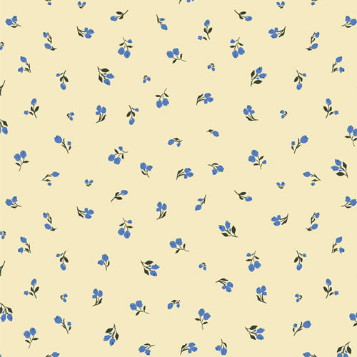 Art Gallery Fabrics A Year In Petals - Blue Ridge Buttercup (AGF Quilting Cotton)