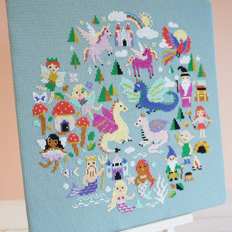 Fantasy Dragon Unicorn Fairy Cross Stitch Kit | Buy Online | UK, Ireland & EU