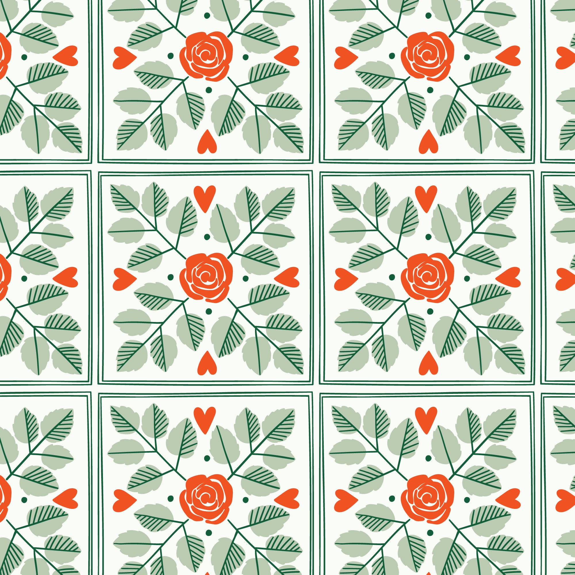 Cloud9 Fabrics About Love - Tile (Quilting Cotton)